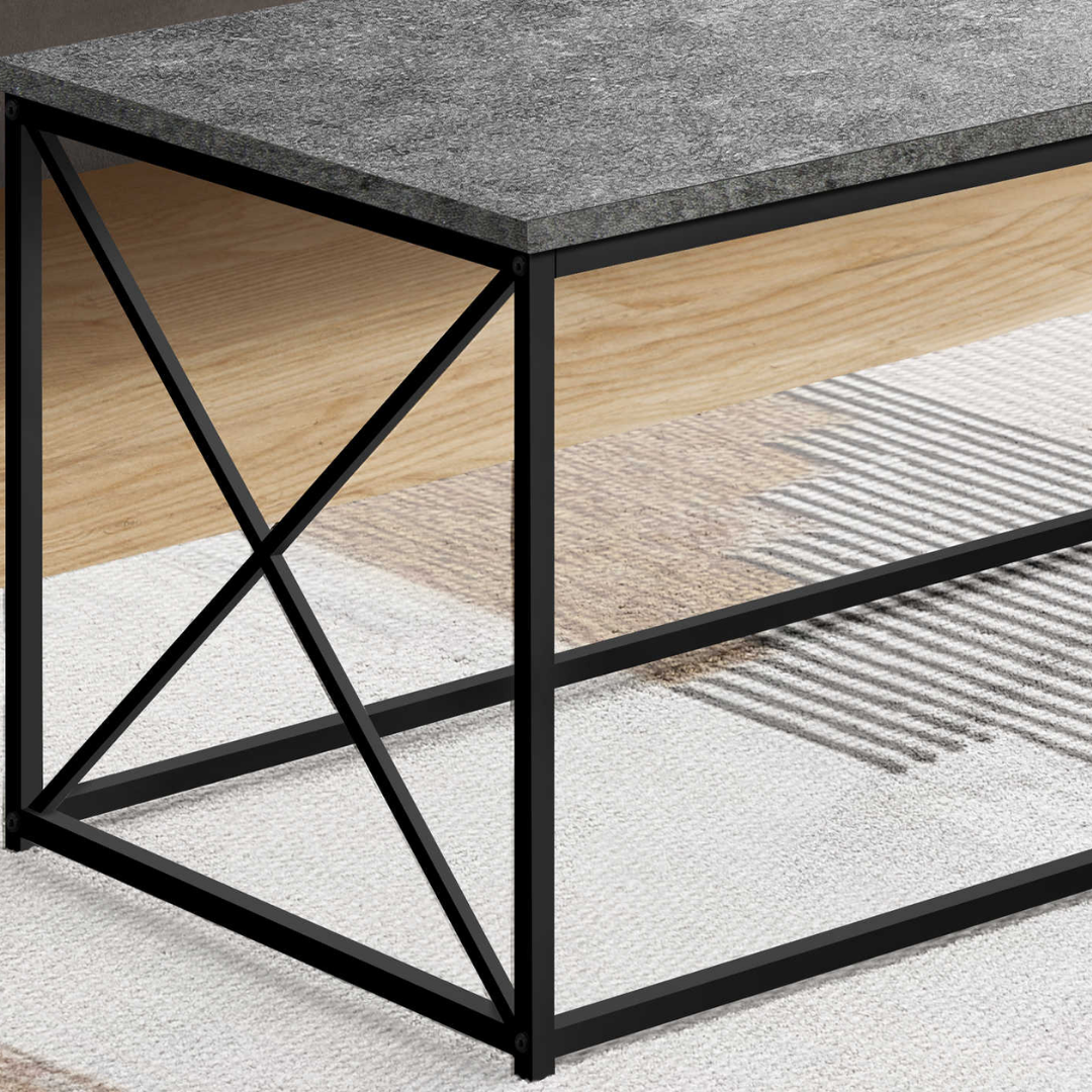 Zelar – Table basse – Aspect pierre grise