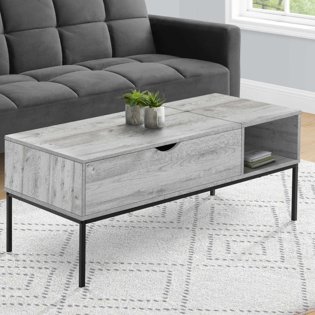 Melva – Coffee Table – Grey Wood-Look