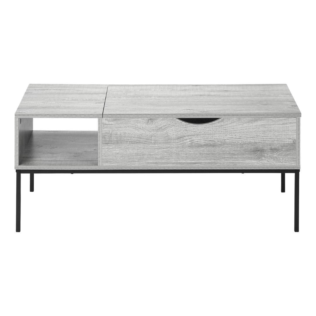 Melva – Table basse – Aspect bois gris