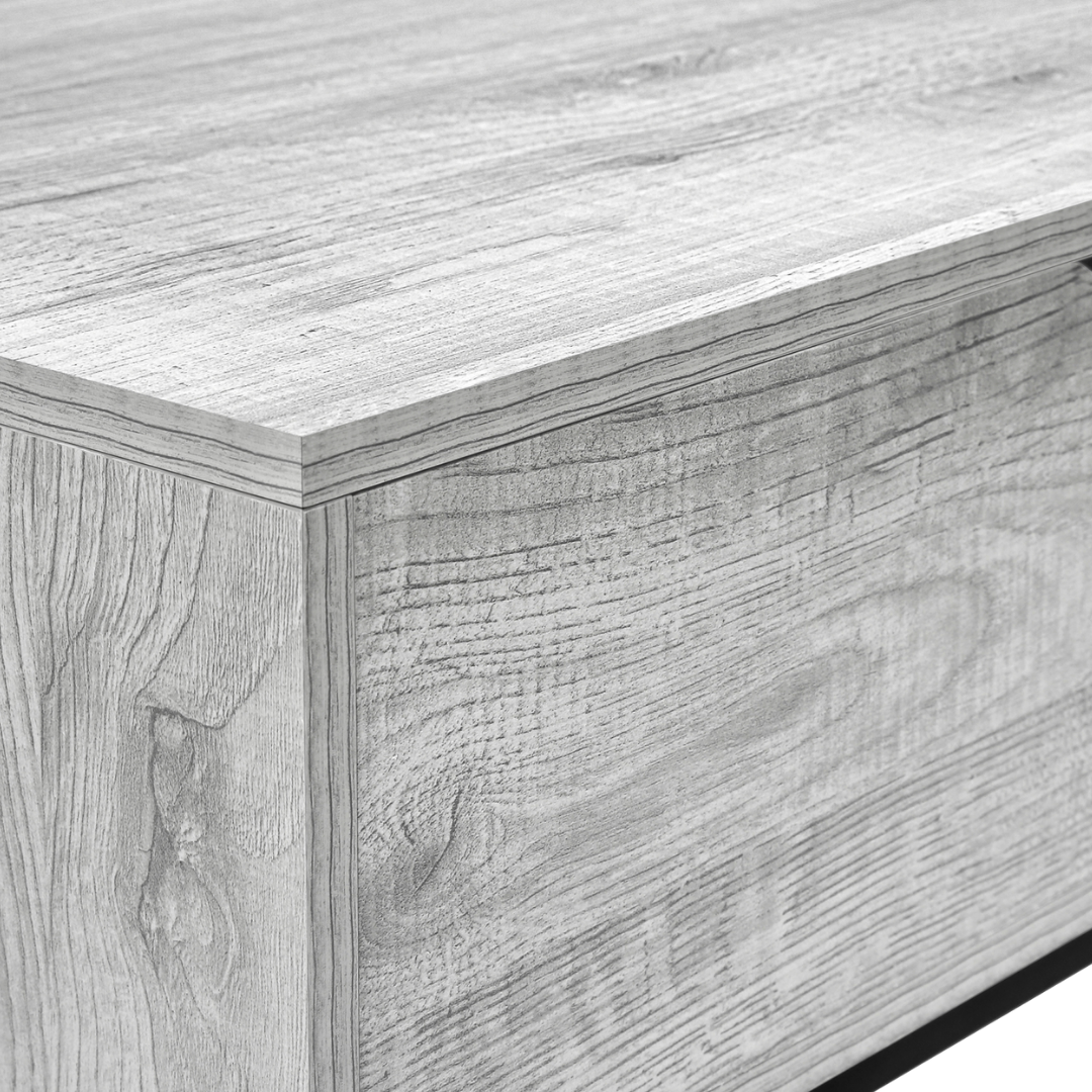 Melva – Table basse – Aspect bois gris