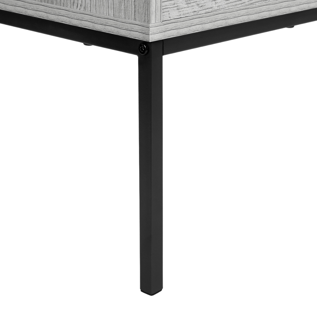Melva – Table basse – Aspect bois gris