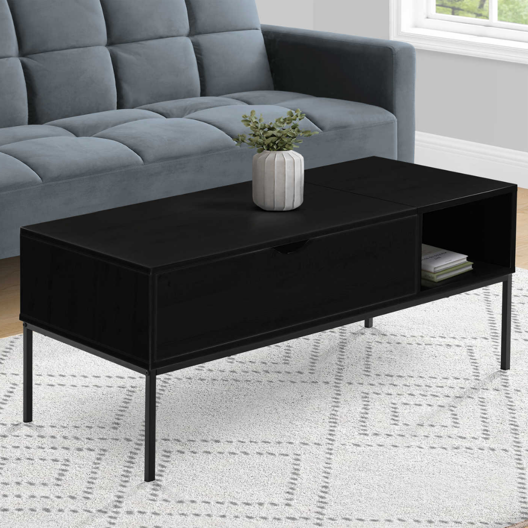 Melva – Coffee Table – Black Wood-Look