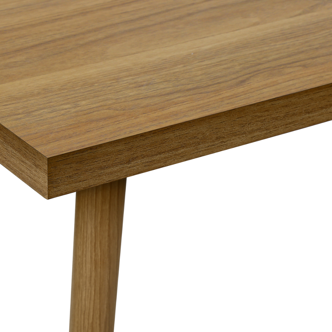 Nelos – Ensemble de table basse 3 pièces – Noyer clair