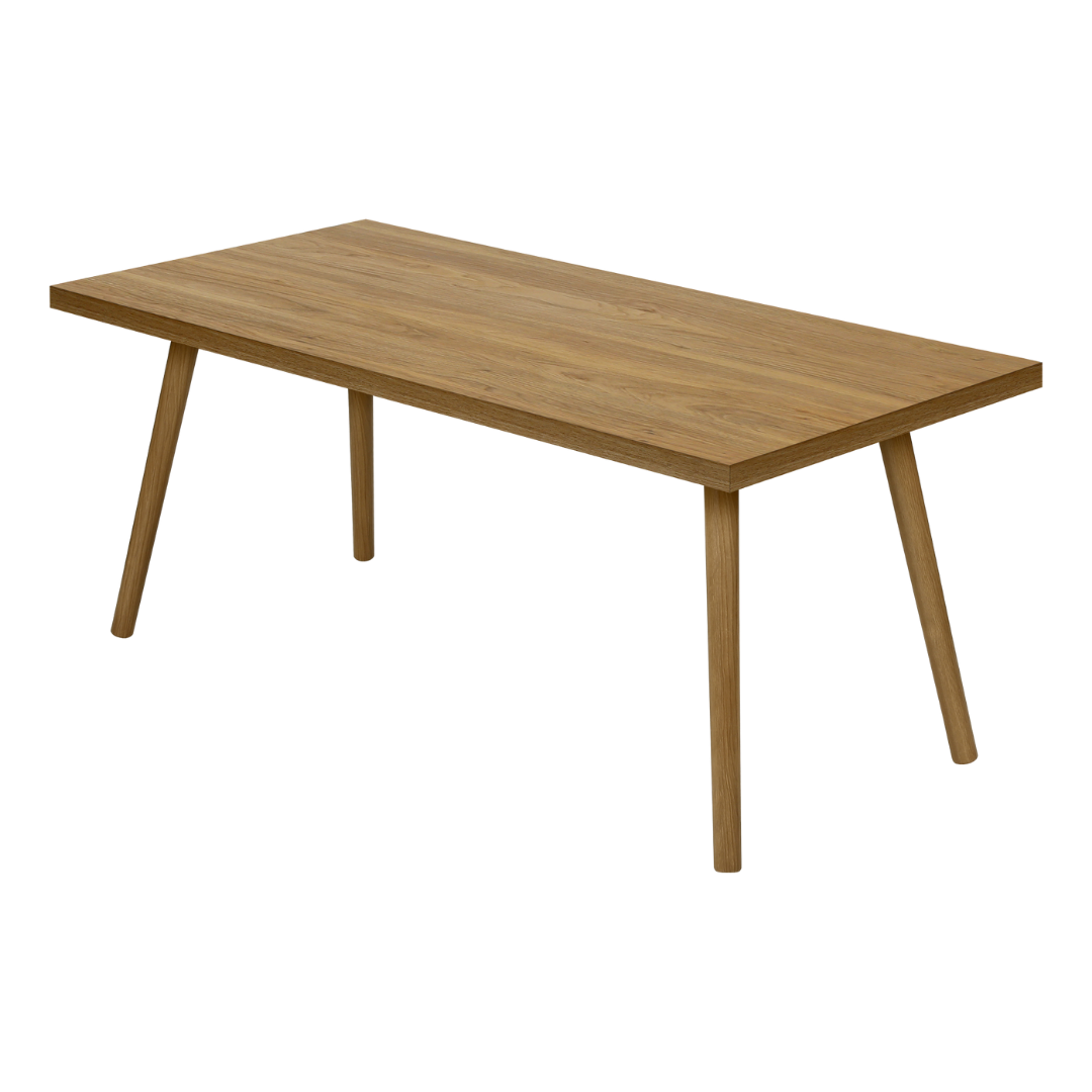 Nelos – Ensemble de table basse 3 pièces – Noyer clair