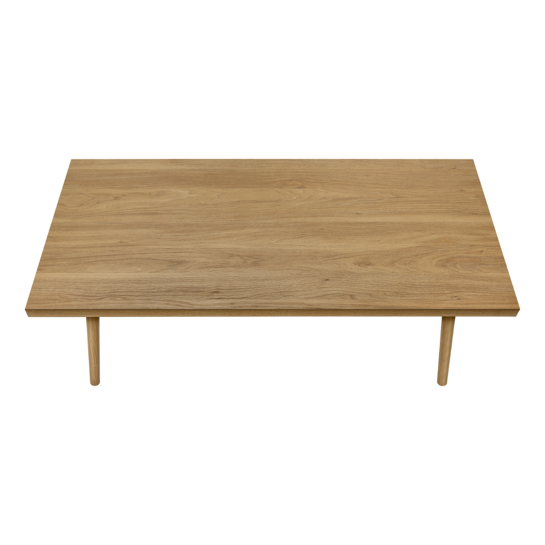 Nelos – Ensemble de table basse 3 pièces – Noyer clair