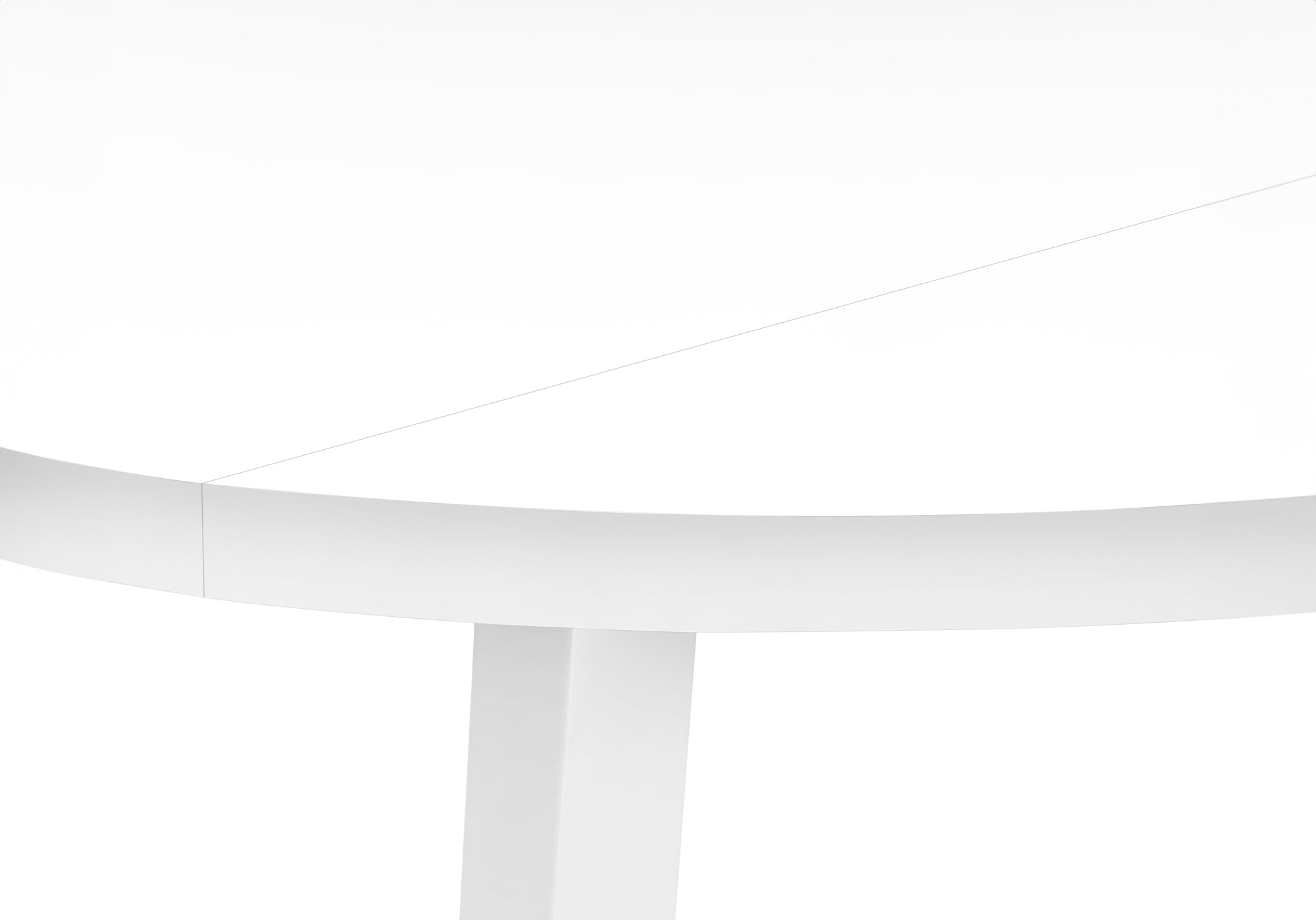 DINING SET - 3PCS SET / WHITE TOP / WHITE METAL # I 1011