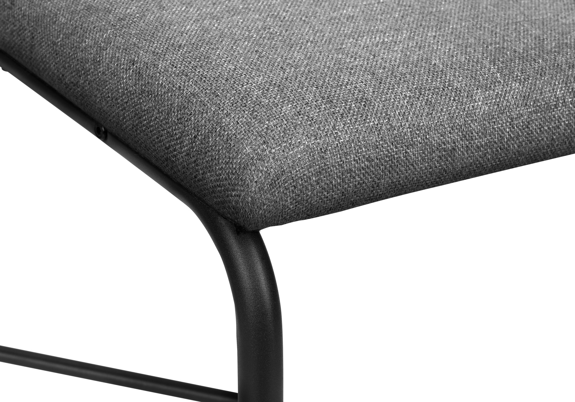 DINING SET - 5PCS SET / WHITE MARBLE TOP / BLACK METAL # I 1014