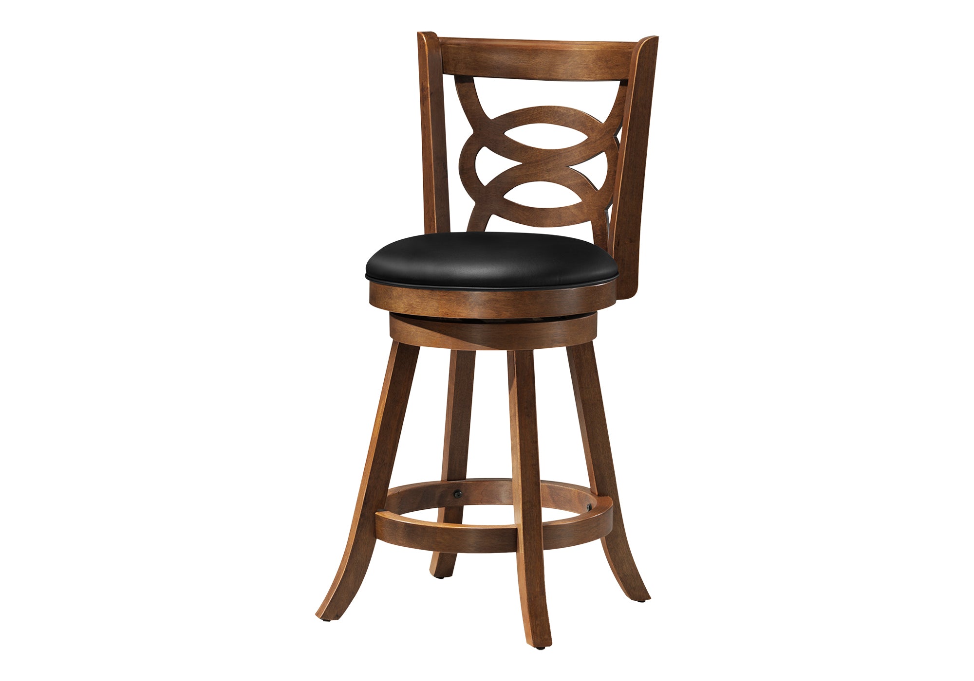 BARSTOOL - 2PCS / 38"H / SWIVEL / OAK COUNTER HEIGHT # I 1252