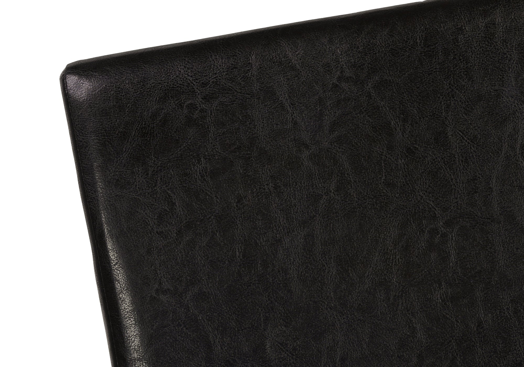 DINING CHAIR - 2PCS / 36"H ESPRESSO / DARK BROWN PU # I 1303