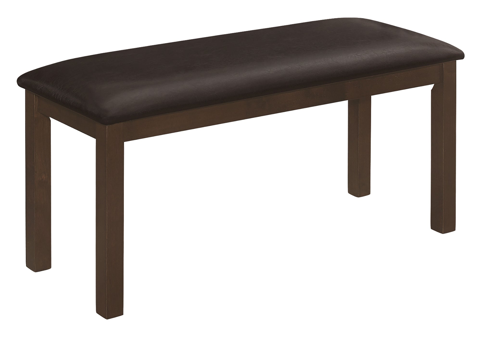 BENCH - 42"L / ESPRESSO / DARK BROWN PU # I 1305