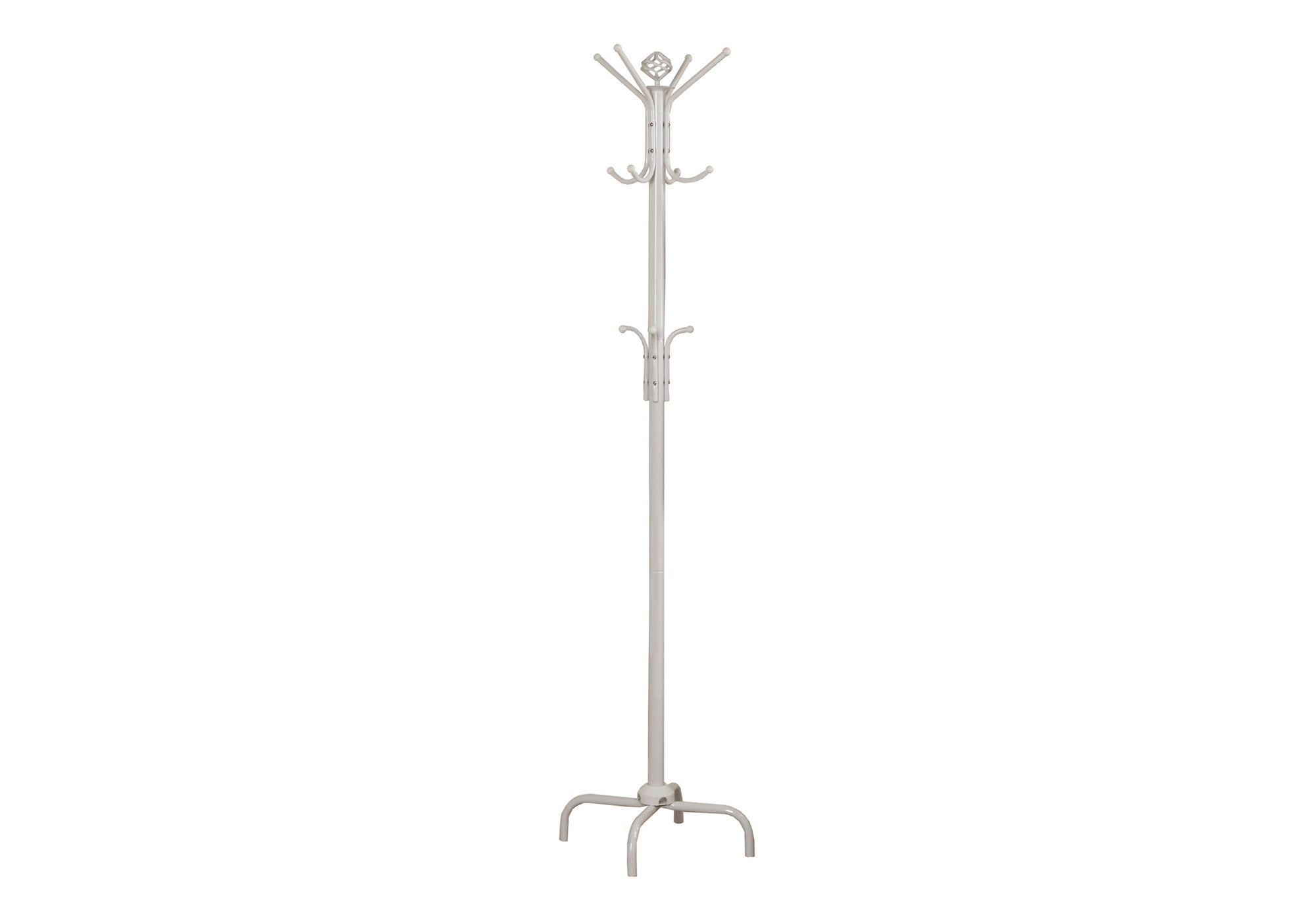 COAT RACK – 70"H / WHITE METAL # I 2006