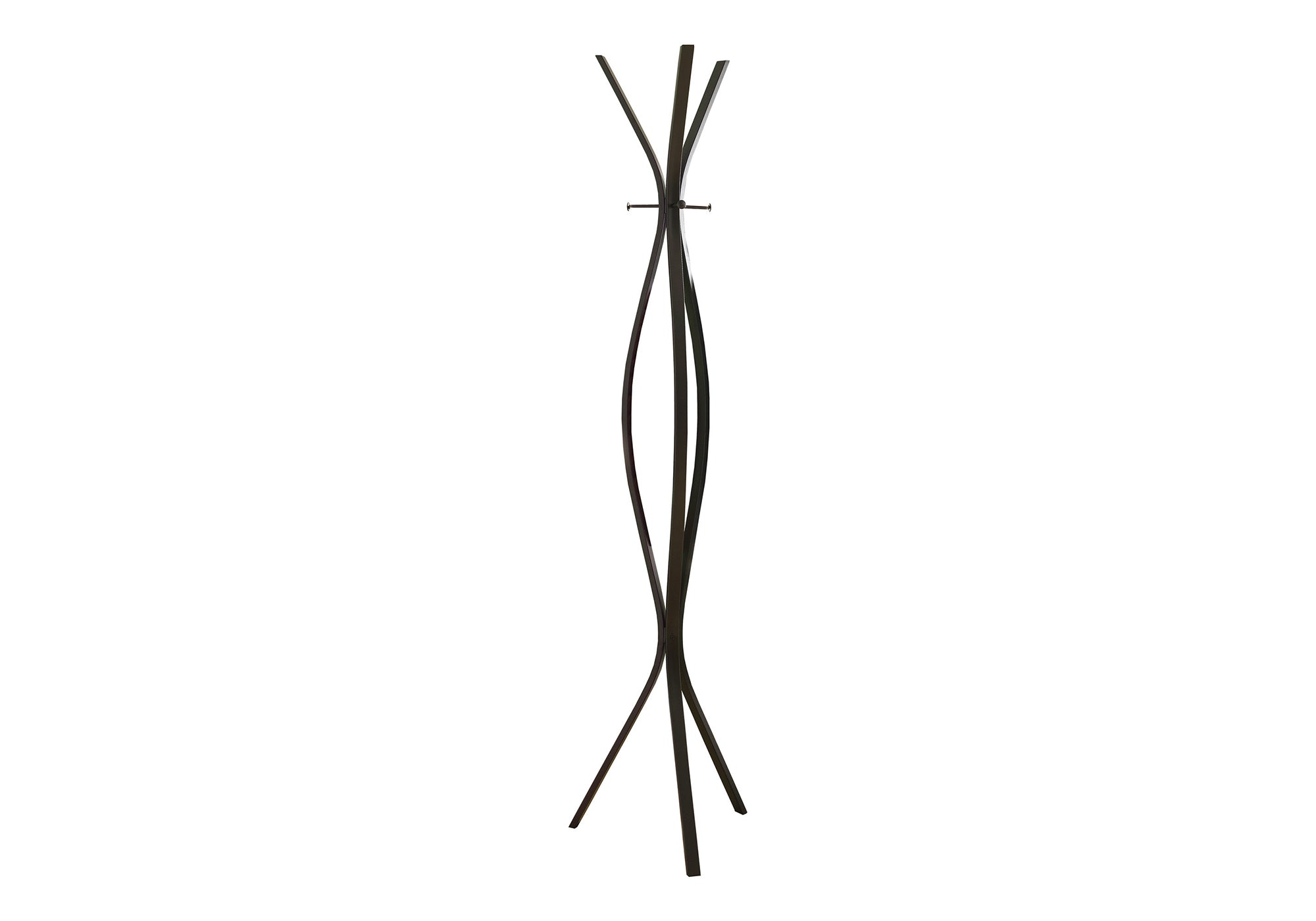 COAT RACK - 72"H / ESPRESSO METAL CONTEMPORARY STYLE # I 2016