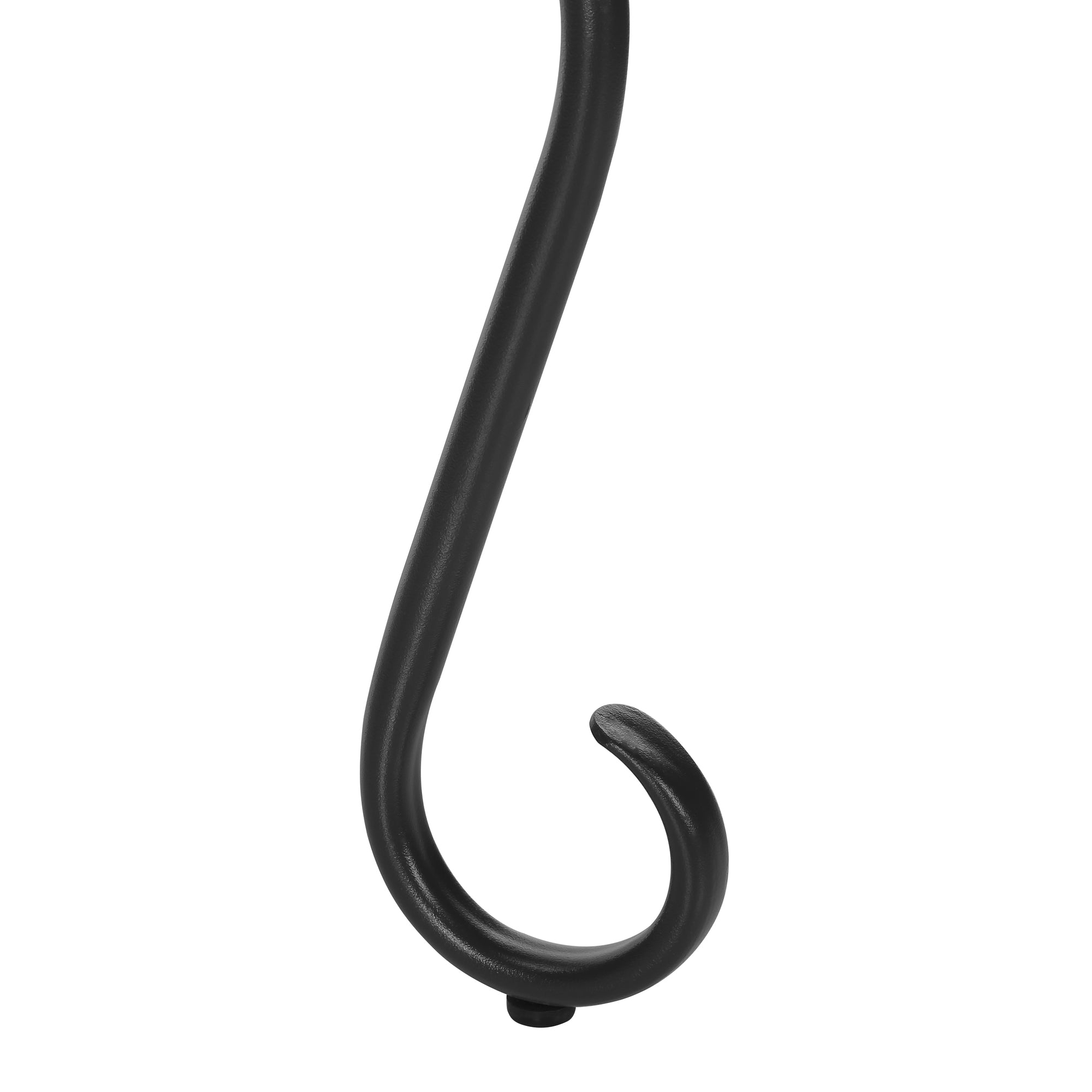 PORTE-MANTEAUX – 188 cm H / MÉTAL NOIR MARTELÉ TRADITIONNEL N° I 2065