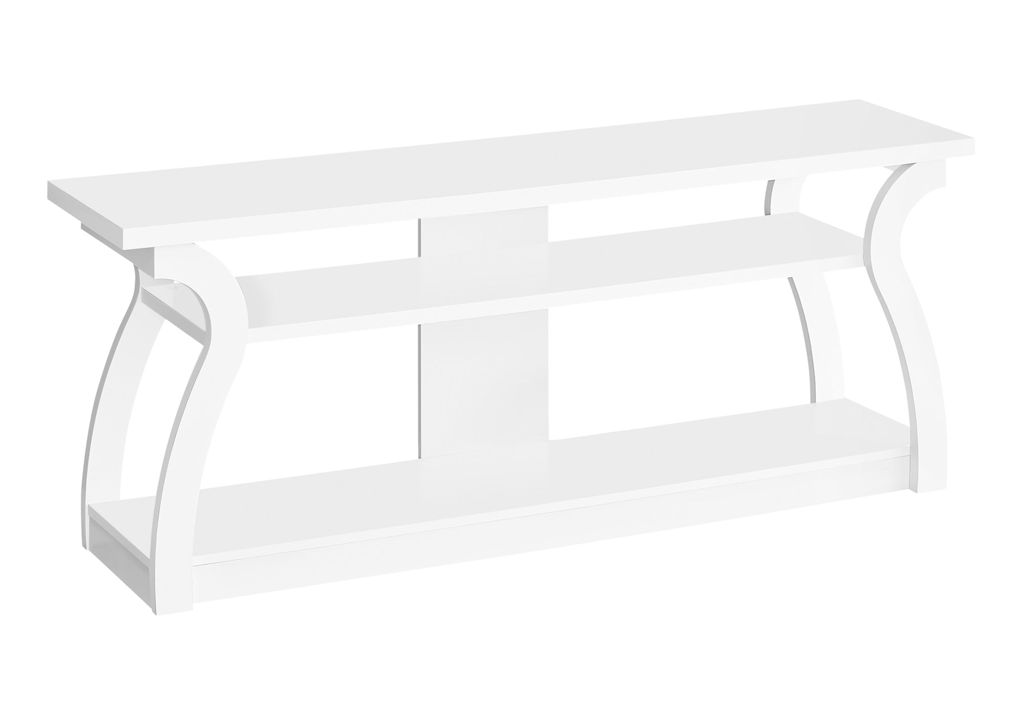 MEUBLE TV - 60"L / BLANC # I 2665