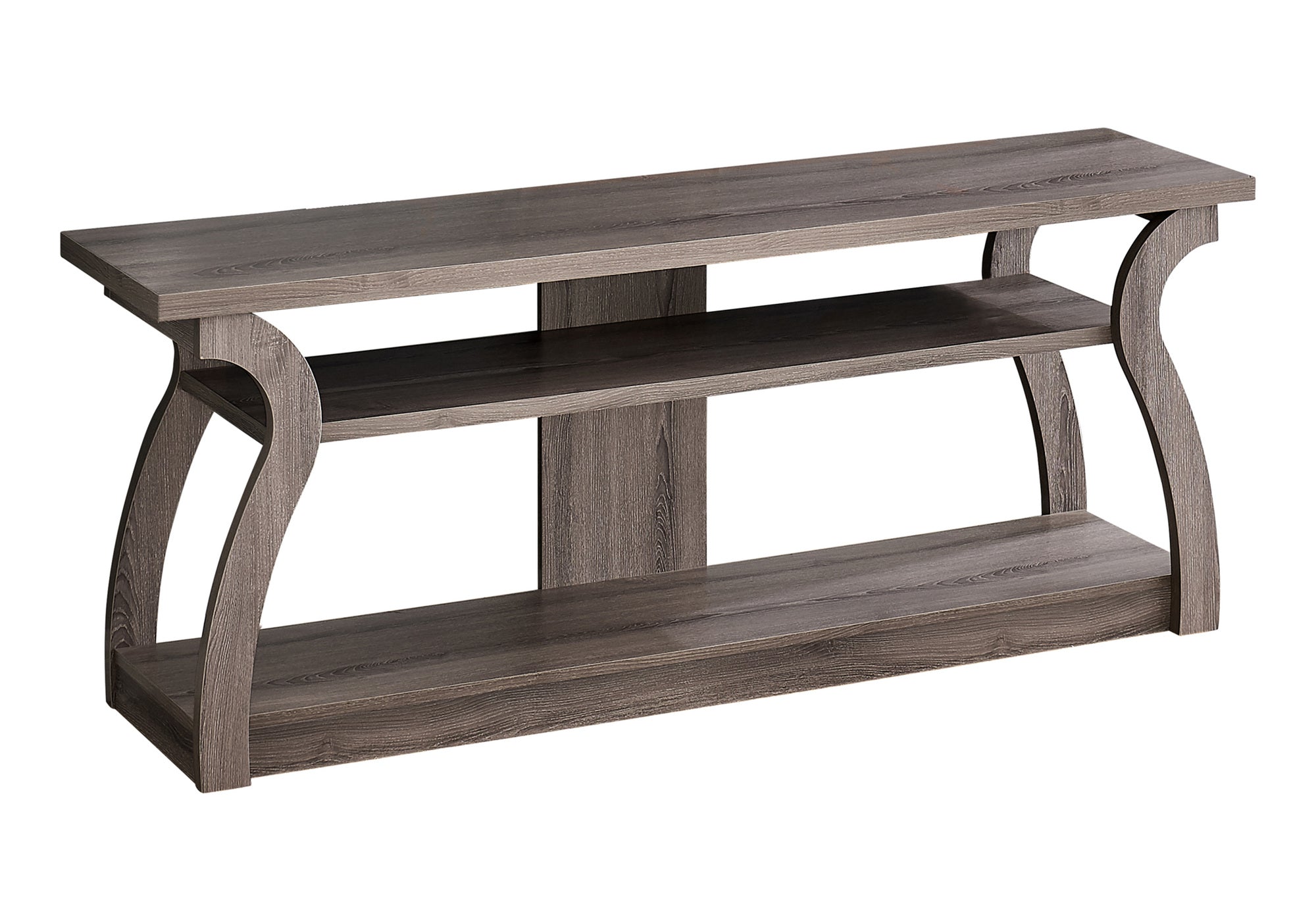 MEUBLE TV - 60"L / TAUPE FONCÉ # I 2666