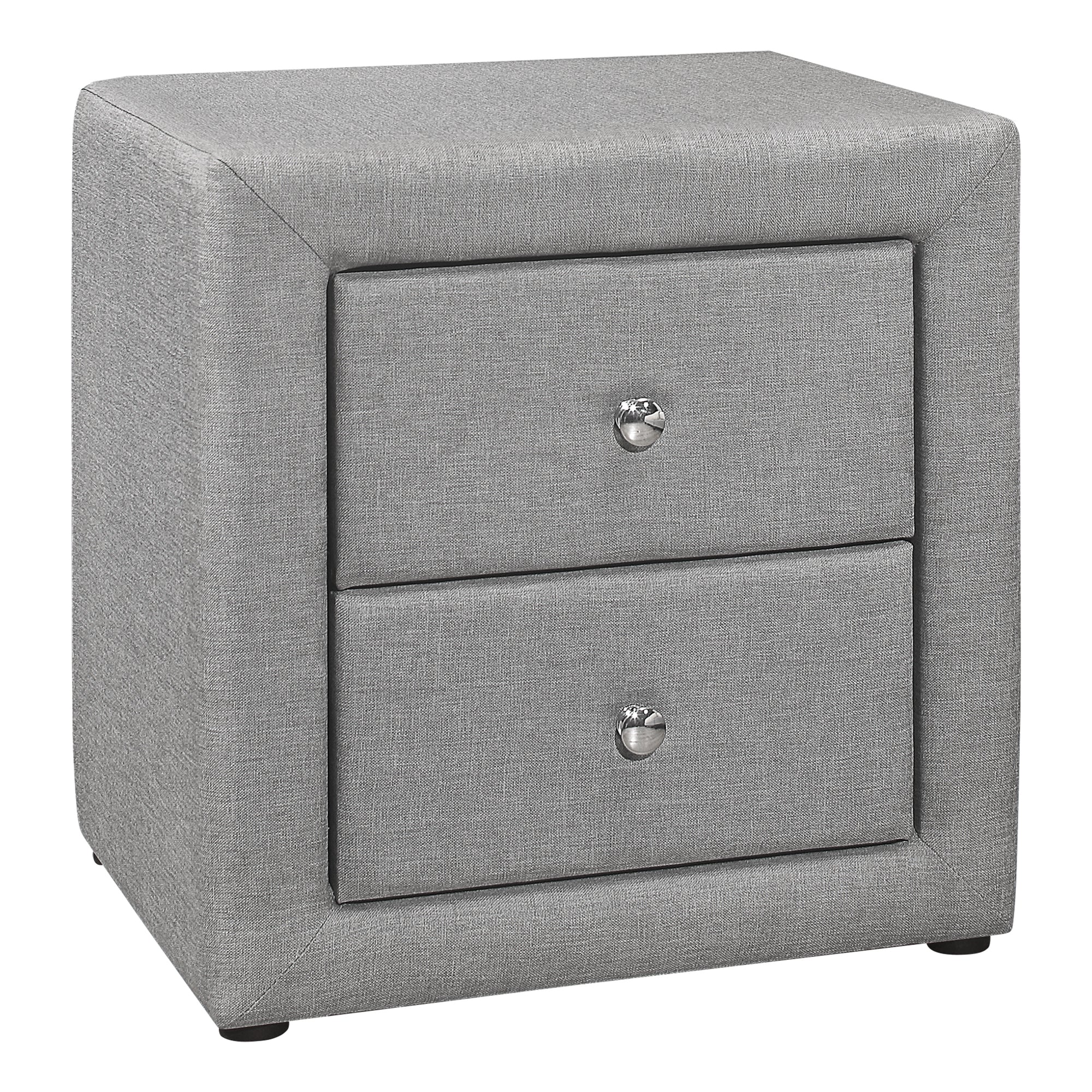 NIGHTSTAND - 21"H / GREY LINEN #I 5604