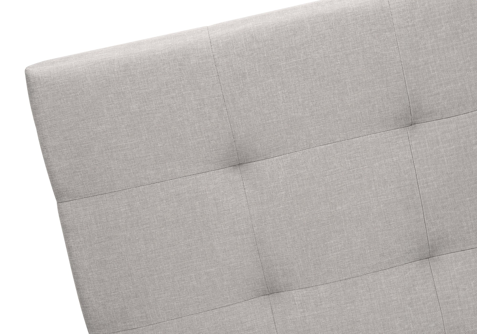 Lit Queen – Lit en lin gris avec 2 tiroirs de rangement I 6020Q