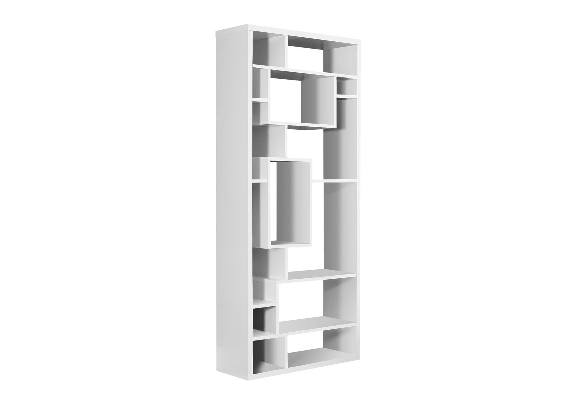 BOOKCASE - 72"H / WHITE # I 7071