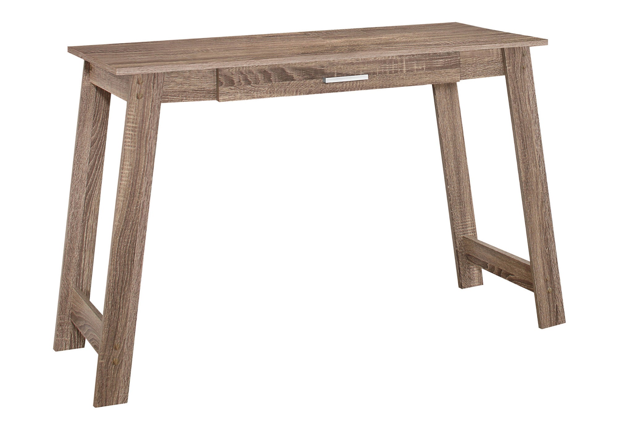 COMPUTER DESK - 42"L / DARK TAUPE WITH A STORAGE DRAWER # I 7191