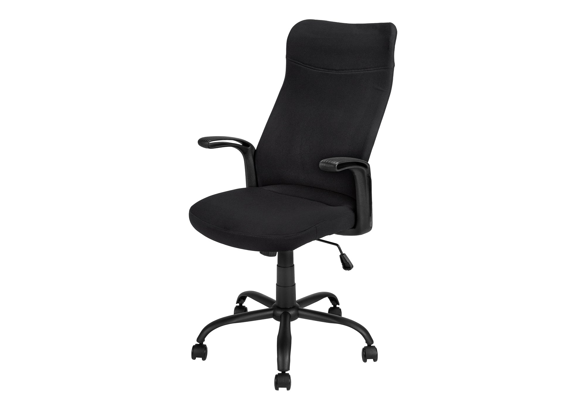 OFFICE CHAIR - BLACK / BLACK FABRIC / MULTI POSITION # I 7248