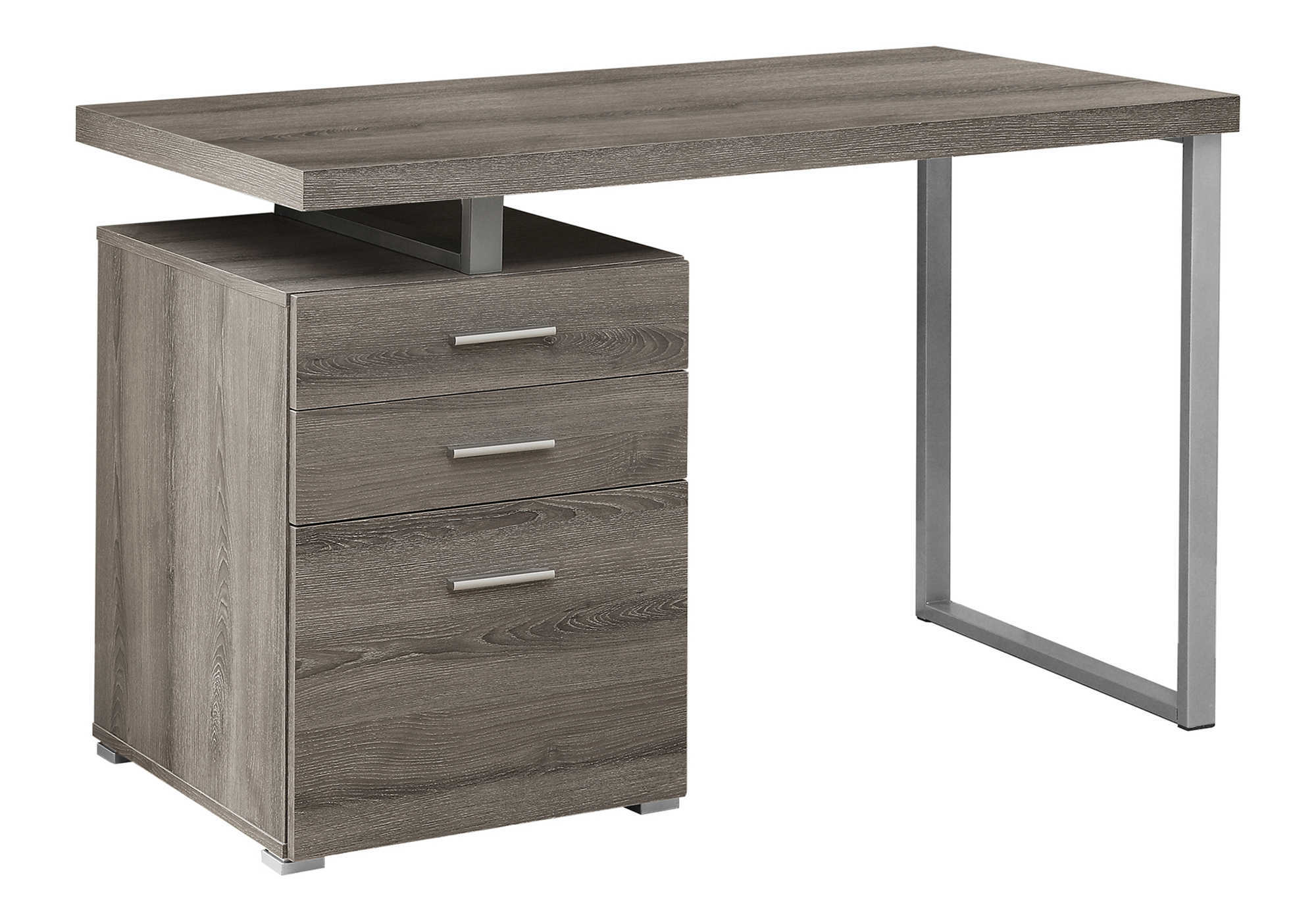 COMPUTER DESK - 48"L / DARK TAUPE LEFT OR RIGHT FACING # I 7326