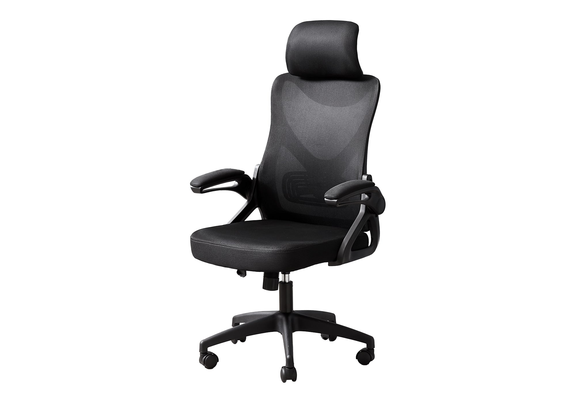 OFFICE CHAIR - BLACK / BLACK MESH / MULTI POSITION # I 7334