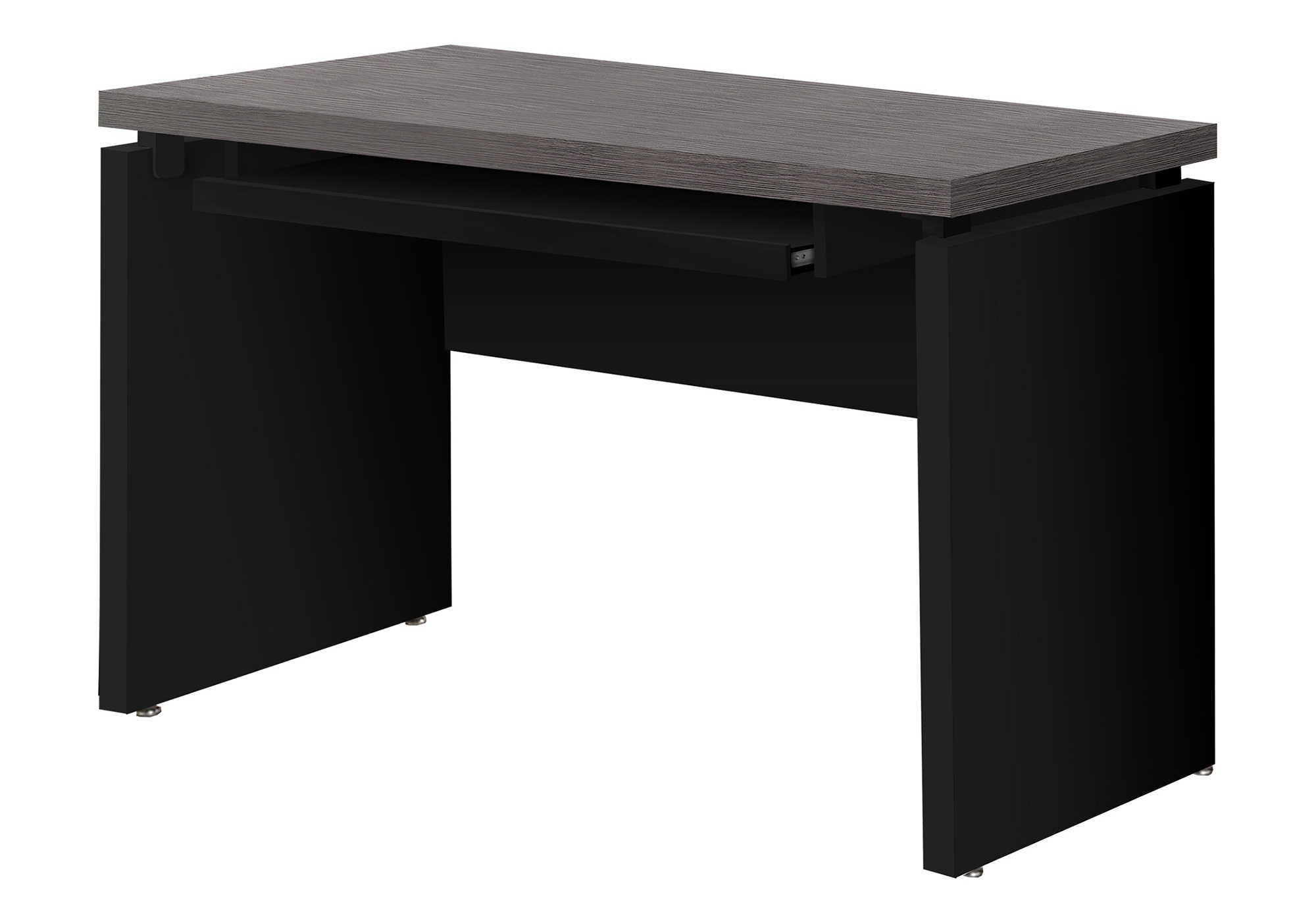 COMPUTER DESK - 48"L / BLACK / GREY TOP # I 7439