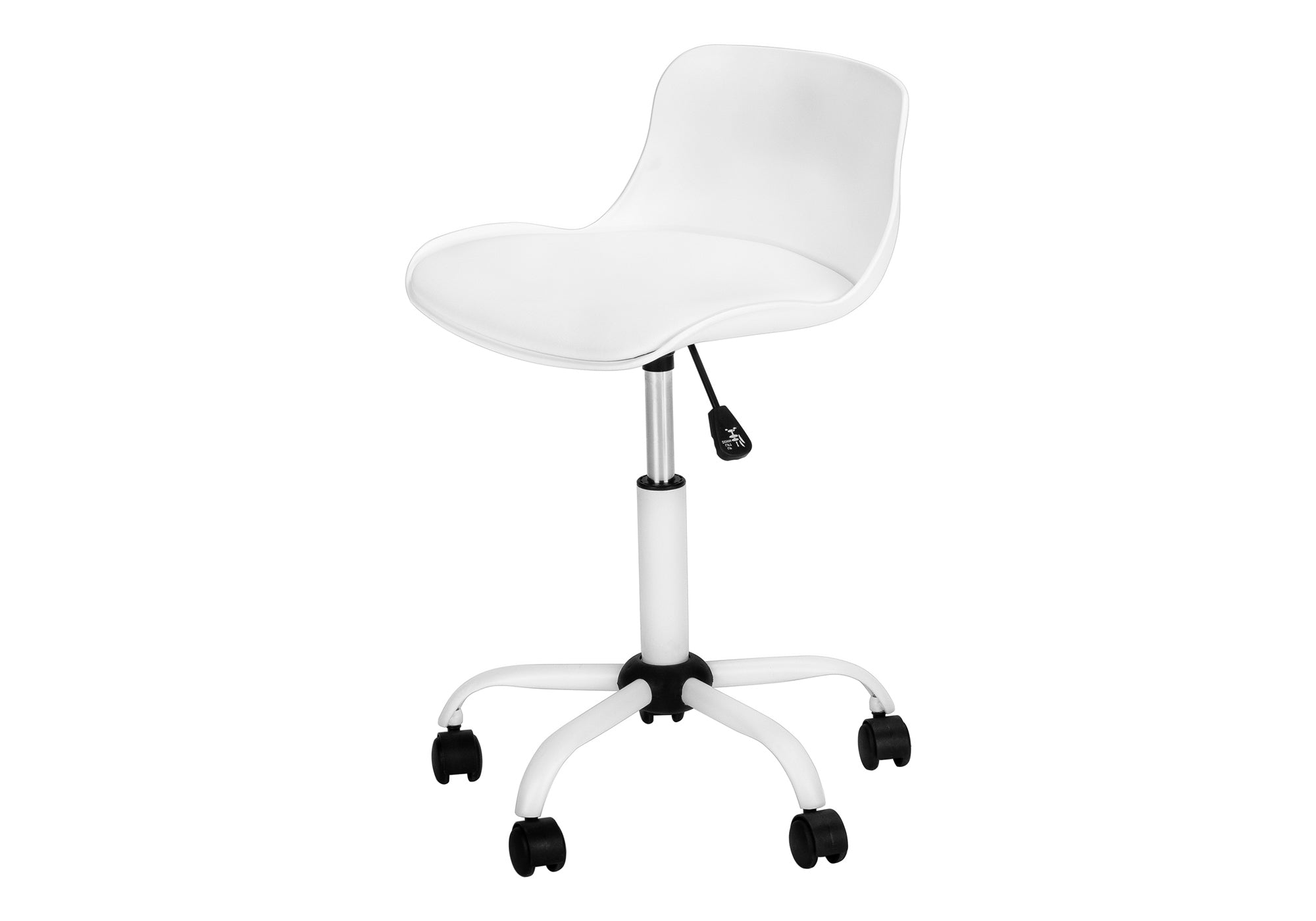 CHAISE DE BUREAU - BLANC JUVENILE / MULTI-POSITIONS # I 7463