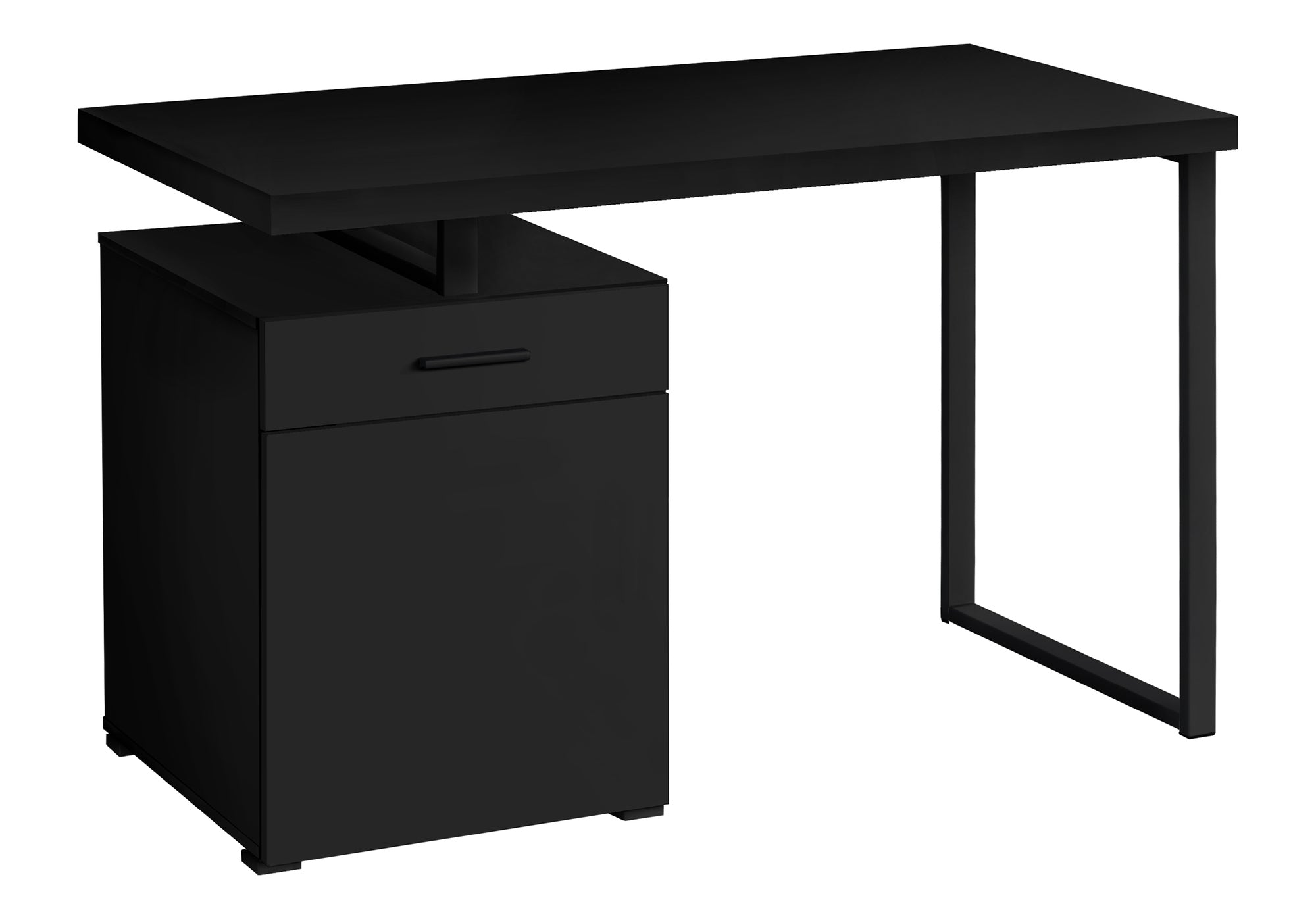 COMPUTER DESK - 48"L / BLACK LEFT OR RIGHT FACING # I 7761