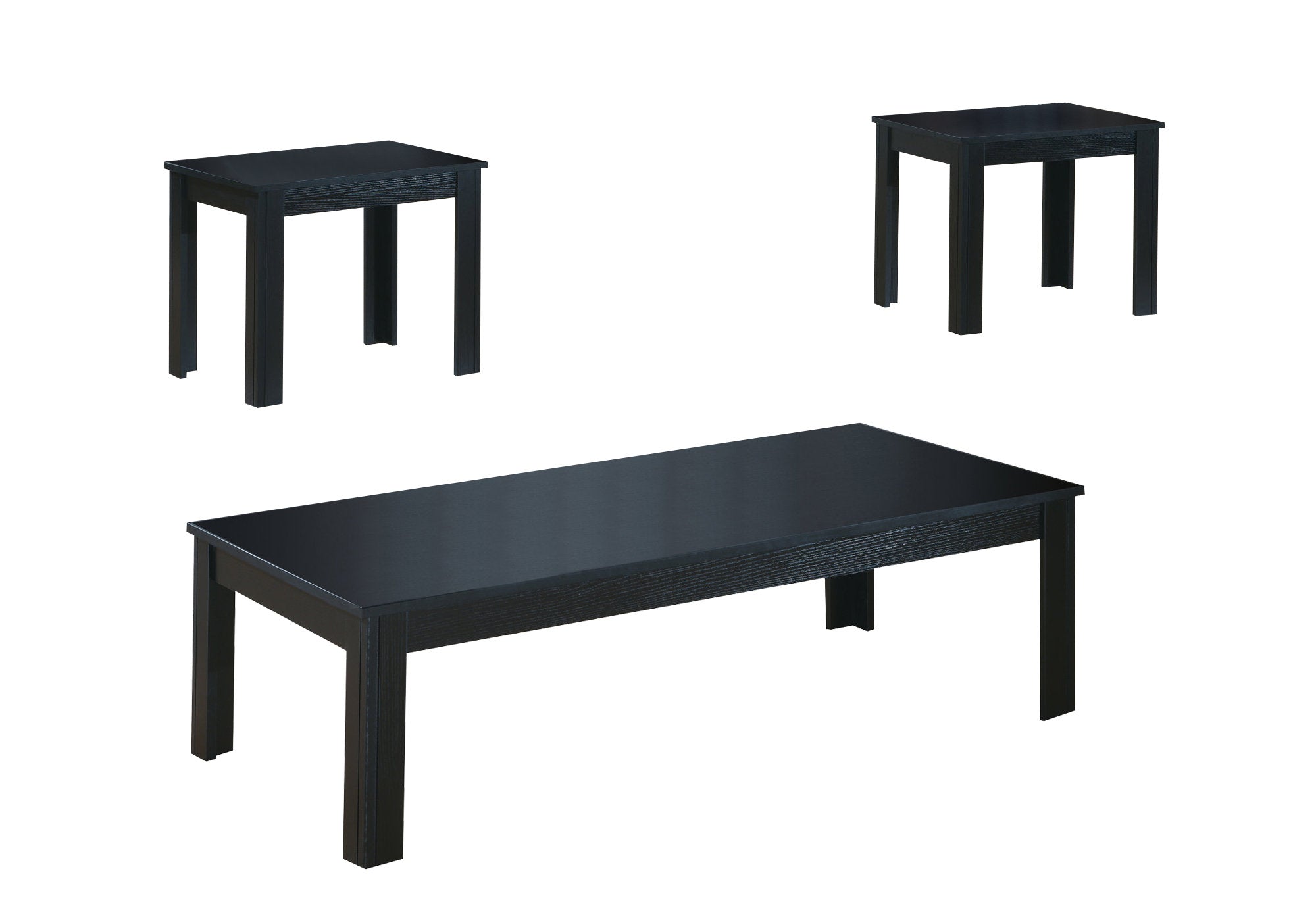 TABLE SET - 3PCS SET / BLACK # I 7840P