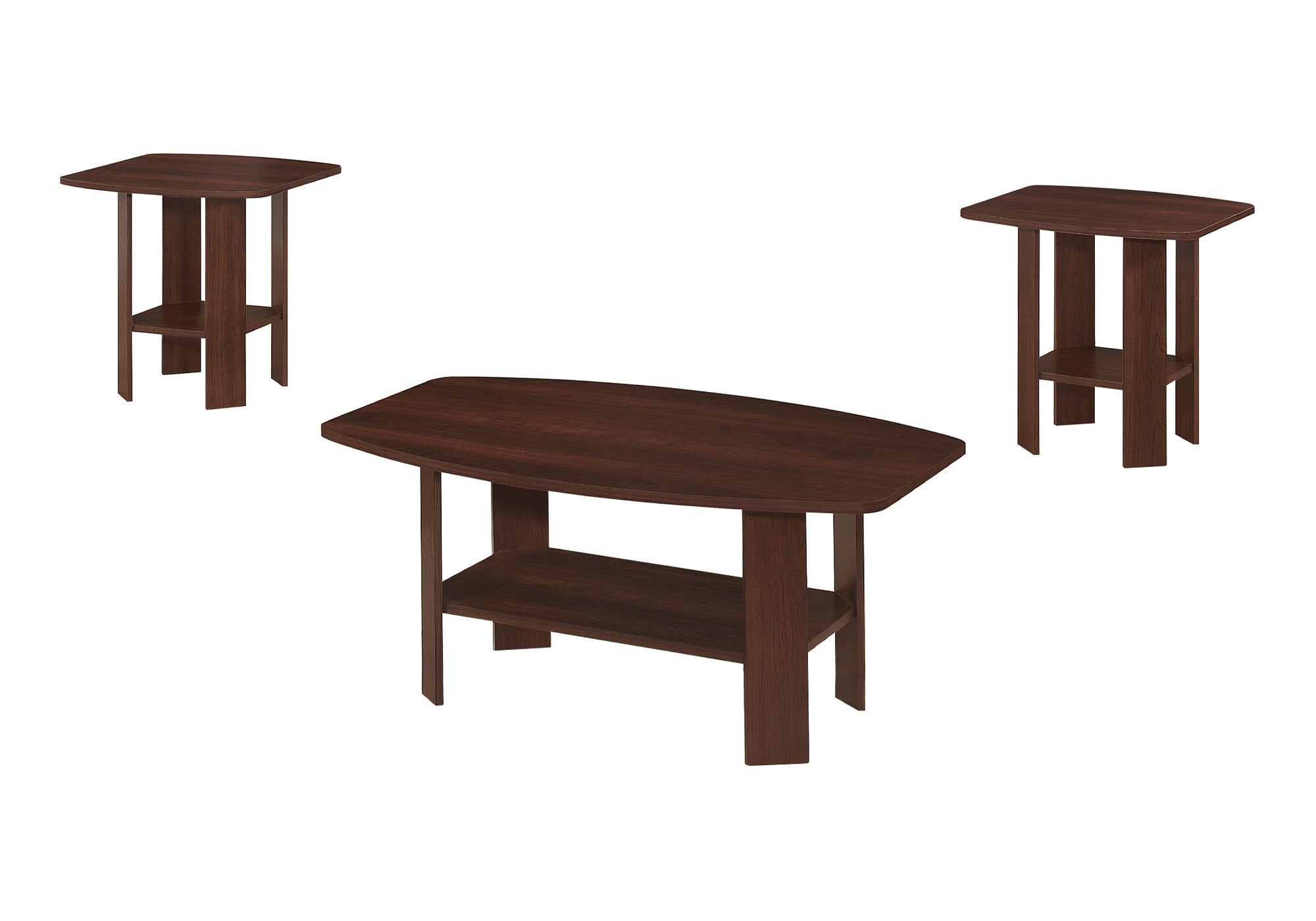 ENSEMBLE DE TABLE - ENSEMBLE DE 3 PIÈCES / CERISIER # I 7923P