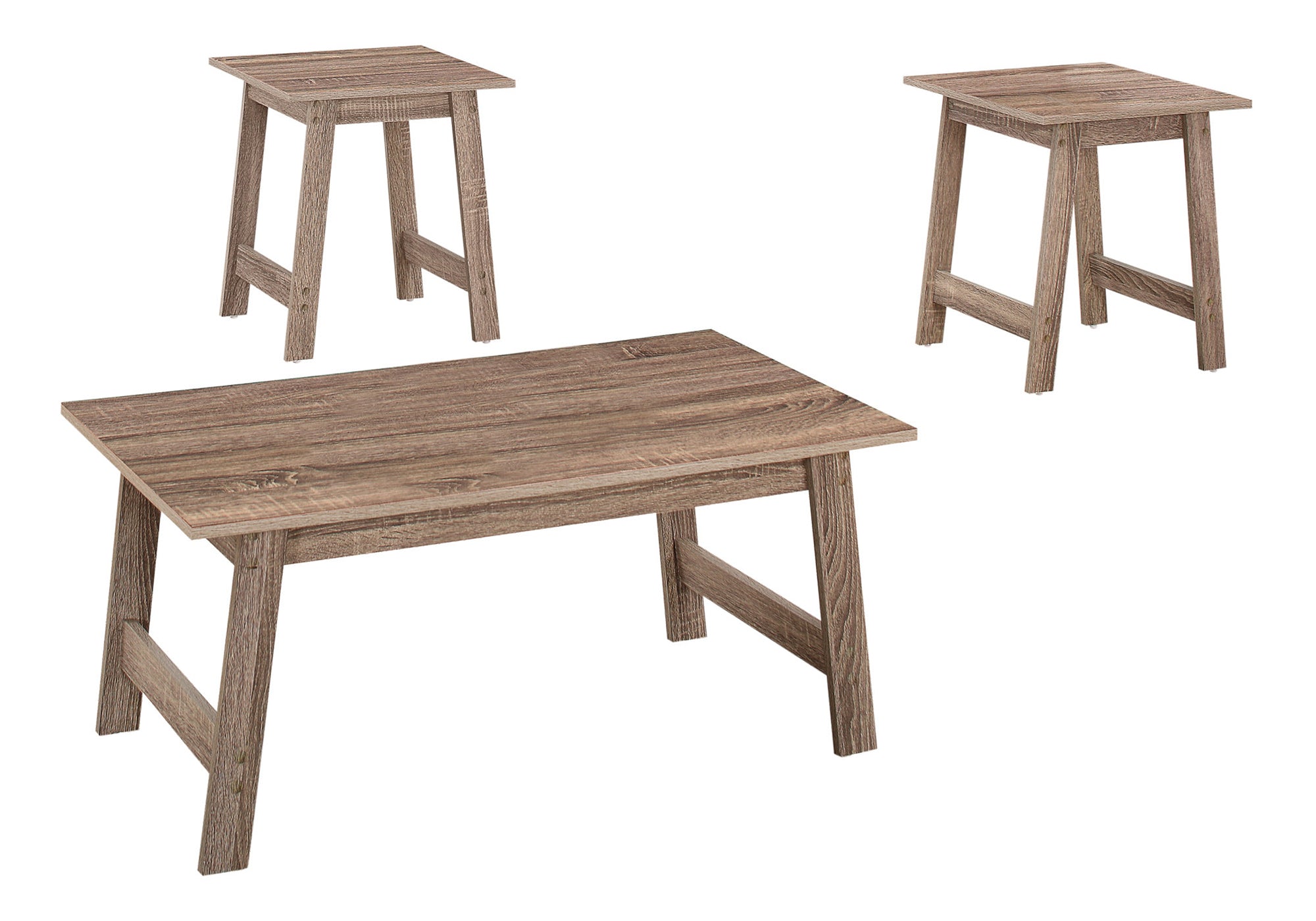 ENSEMBLE DE TABLE - ENSEMBLE DE 3 PIÈCES / TAUPE FONCÉ # I 7931P