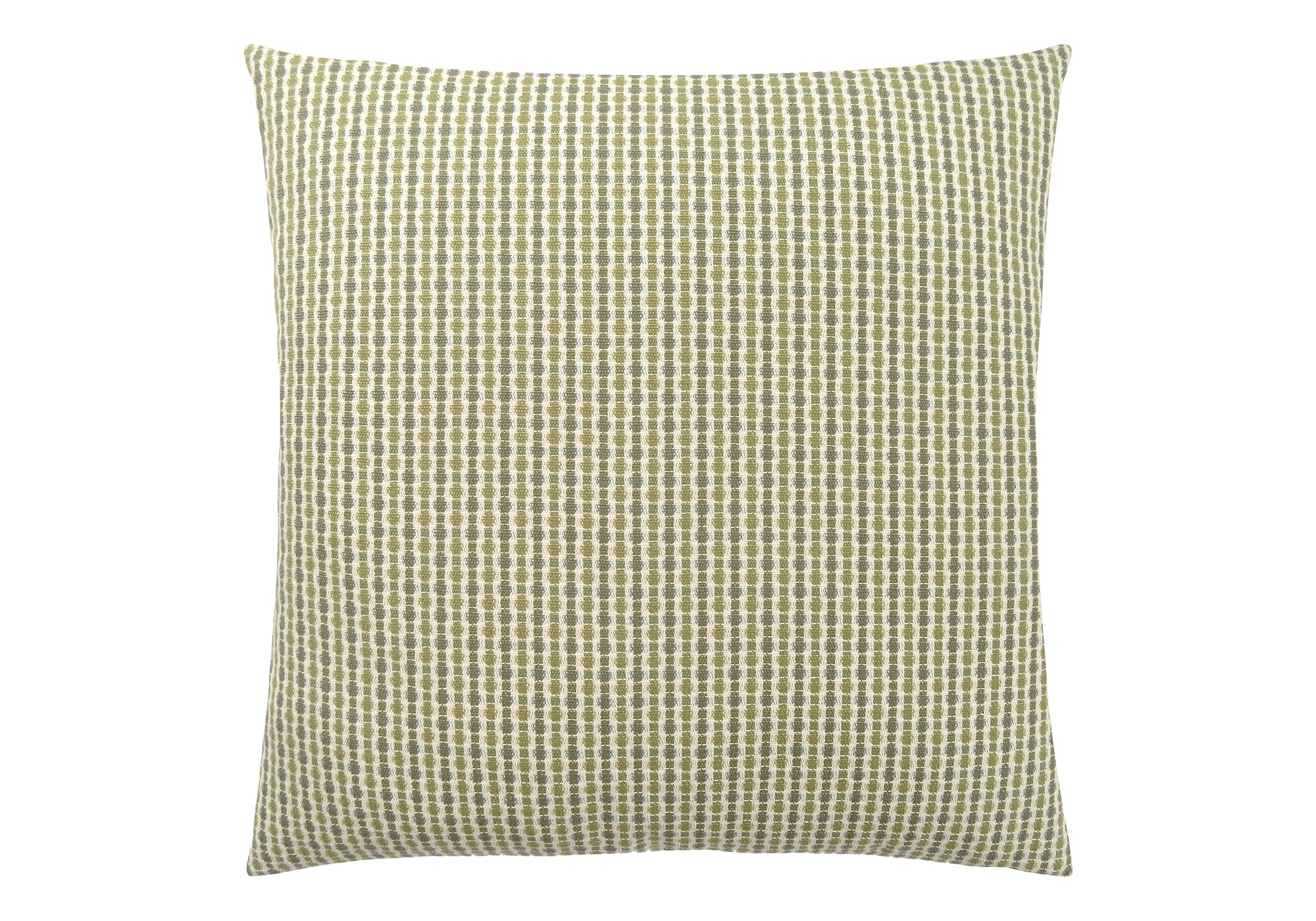 PILLOW - 18"X 18" / LIGHT / DARK GREEN ABSTRACT DOT / 1PC # I 9232