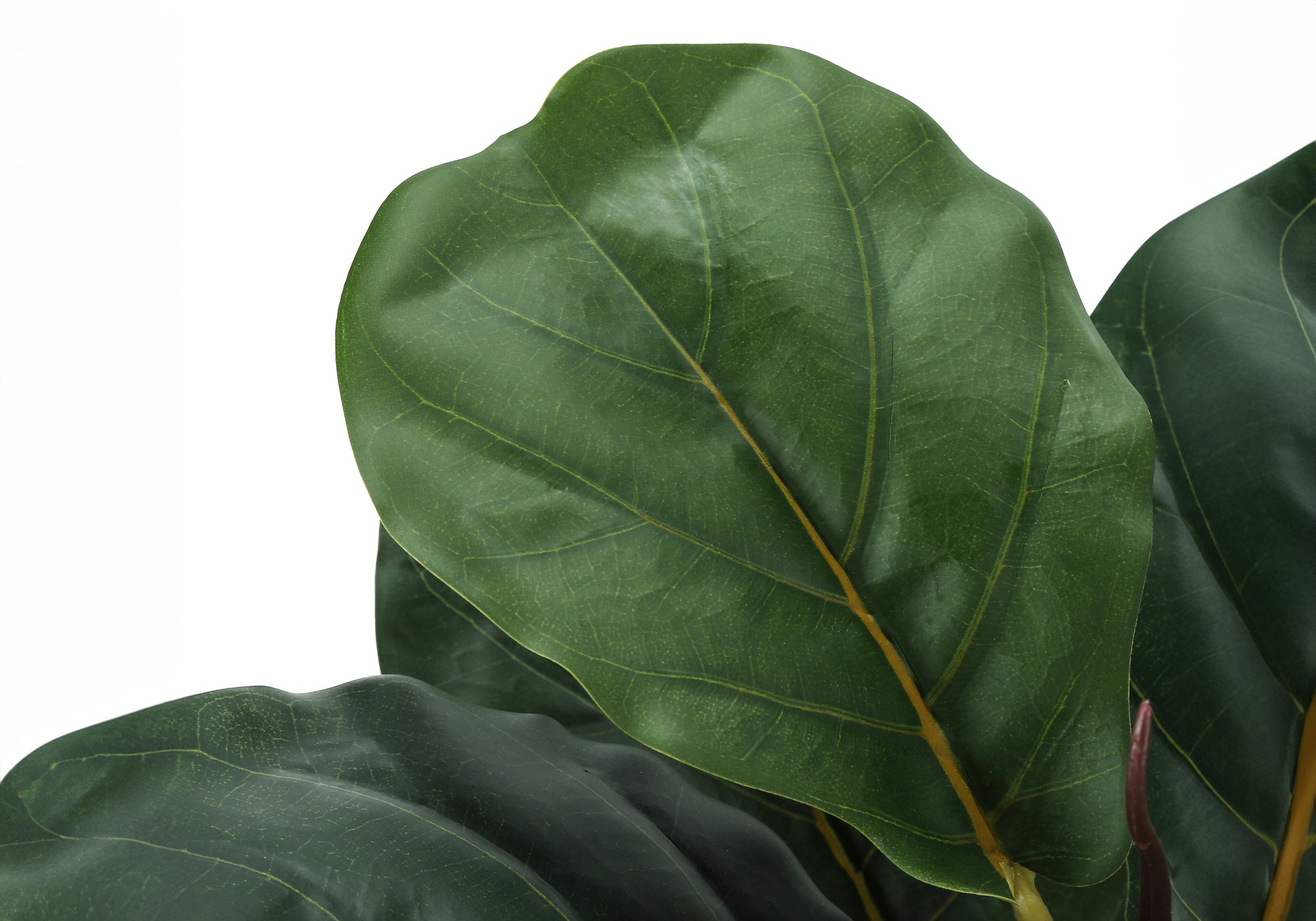 ARTIFICIAL PLANT - 28"H / INDOOR FIDDLE / 8" WOVEN BASKET # I 9505