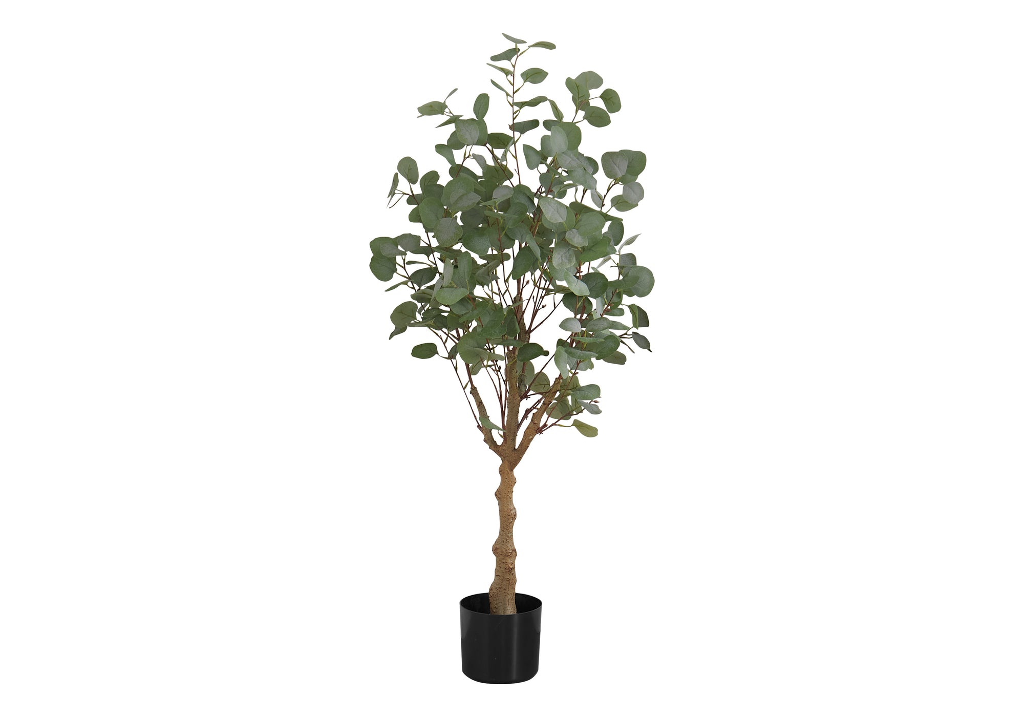 PLANTE ARTIFICIELLE – 117 cm H / EUCALYPTUS D'INTÉRIEUR / POT DE 13 cm N° I 9518