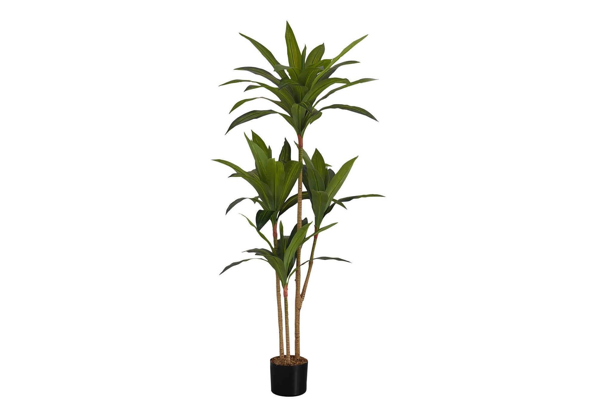 PLANTE ARTIFICIELLE – 130 cm H / DRACAENA D'INTÉRIEUR EN POT DE 13 cm # I 9543