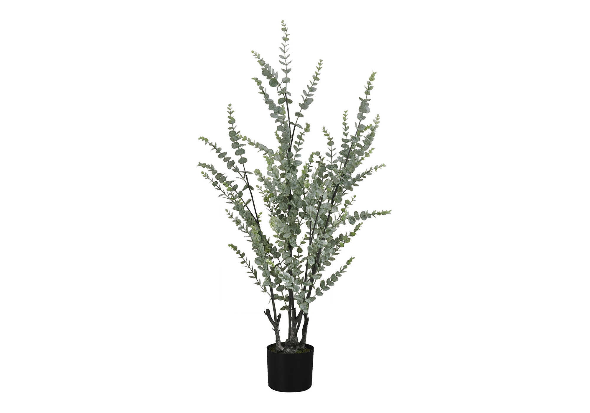 PLANTE ARTIFICIELLE – 112 cm H / EUCALYPTUS D'INTÉRIEUR EN POT DE 13 cm # I 9561