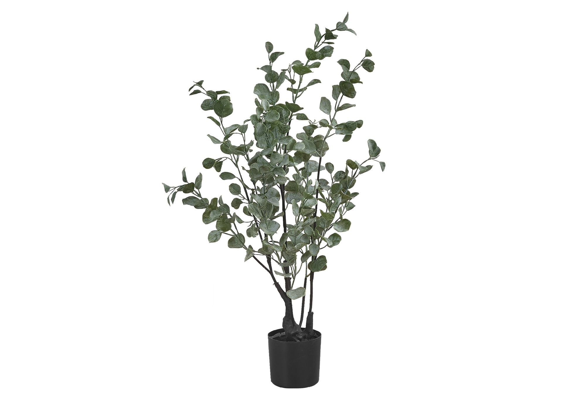 PLANTE ARTIFICIELLE – 89 cm H / EUCALYPTUS D'INTÉRIEUR EN POT DE 13 cm N° I 9562