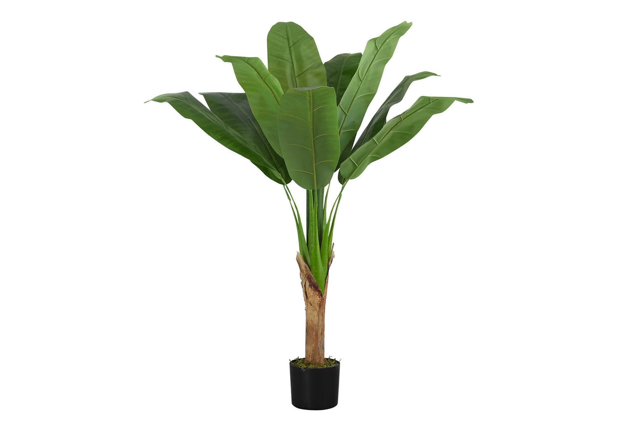 PLANTE ARTIFICIELLE – 109 cm H / BANANIER D'INTÉRIEUR EN POT DE 13 cm # I 9567