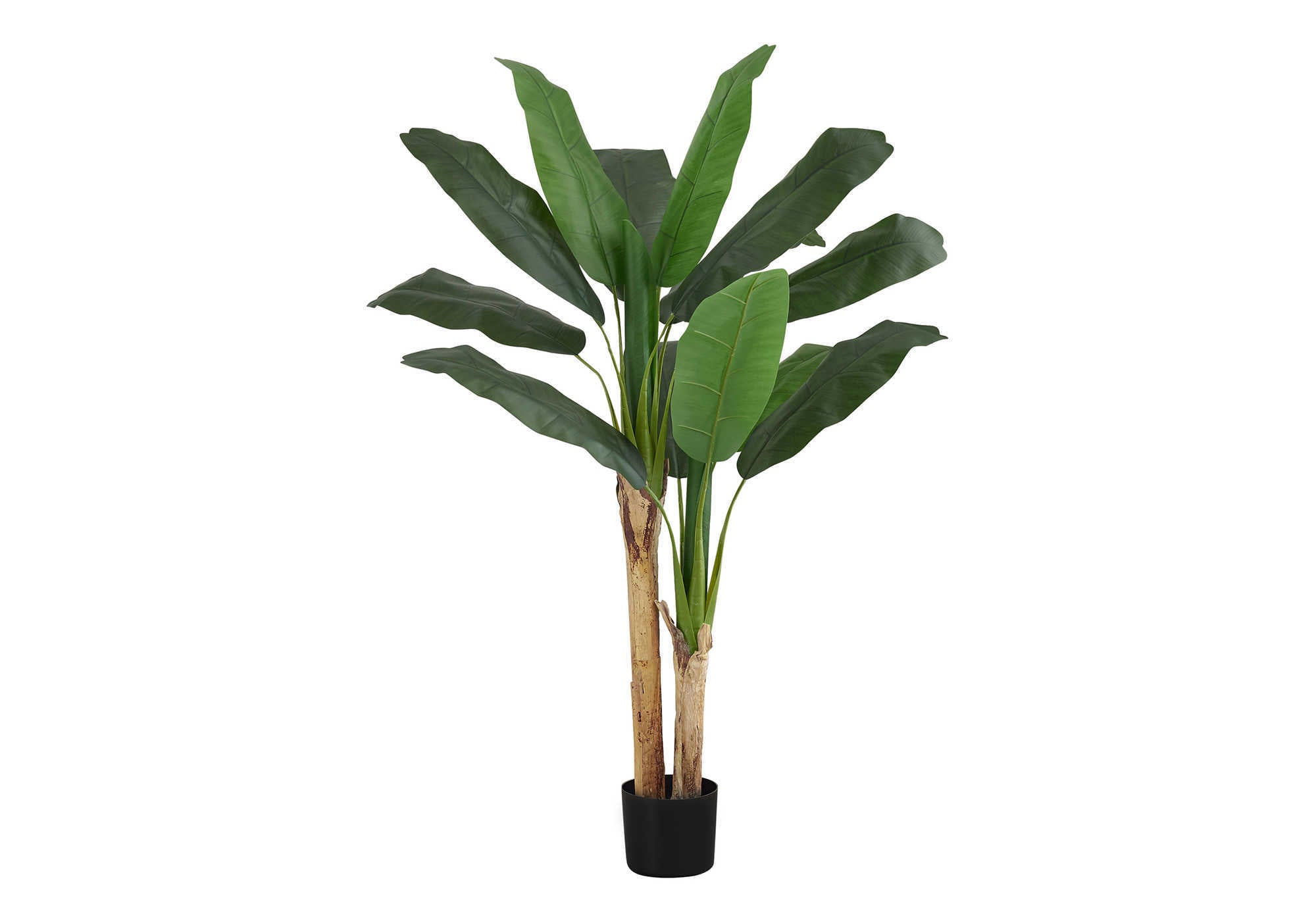 ARTIFICIAL PLANT - 55"H / INDOOR BANANA TREE IN A 6" POT # I 9568