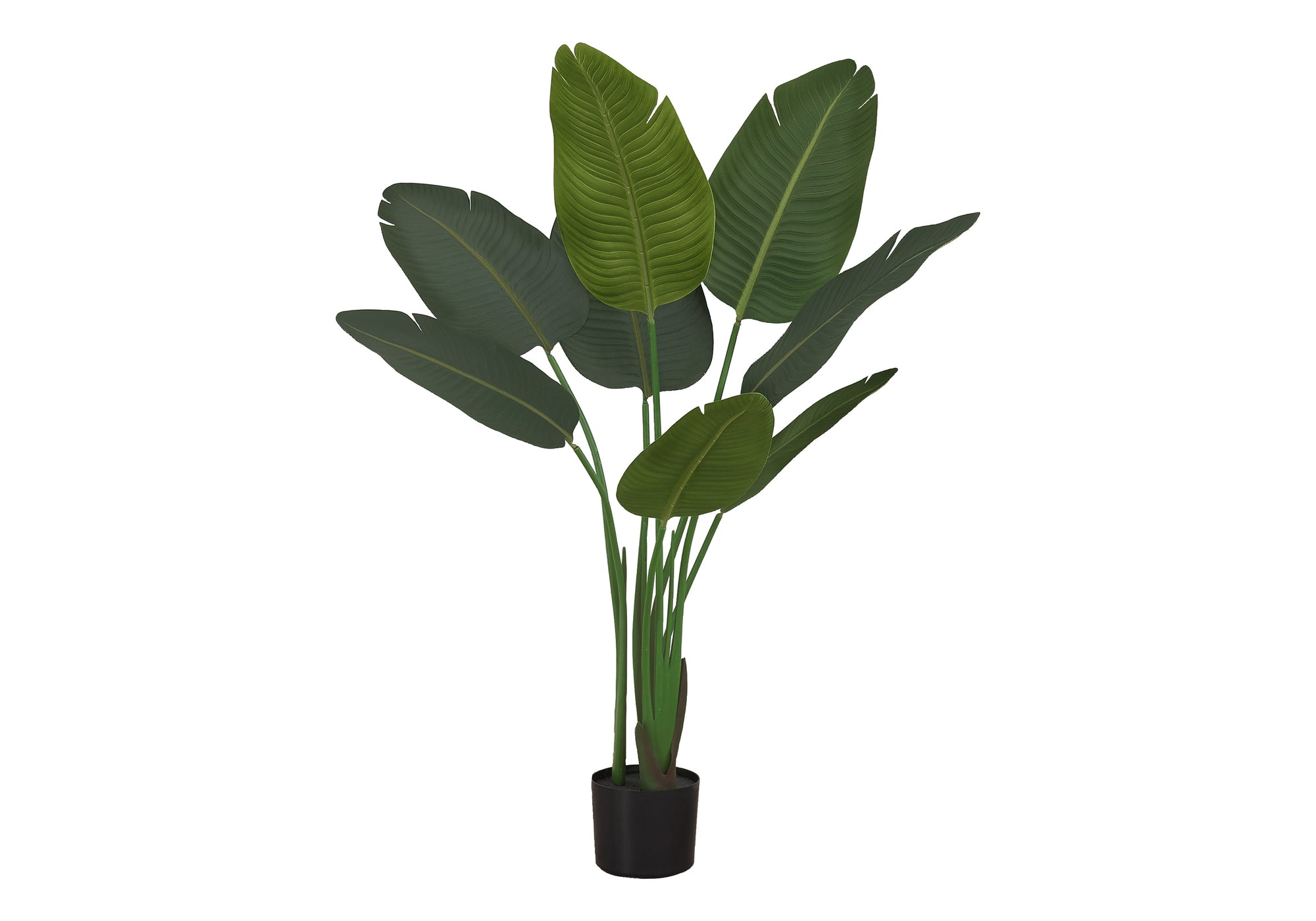 PLANTE ARTIFICIELLE – 112 cm H / OISEAU DE PARADIS D'INTÉRIEUR POT DE 13 cm N° I 9569
