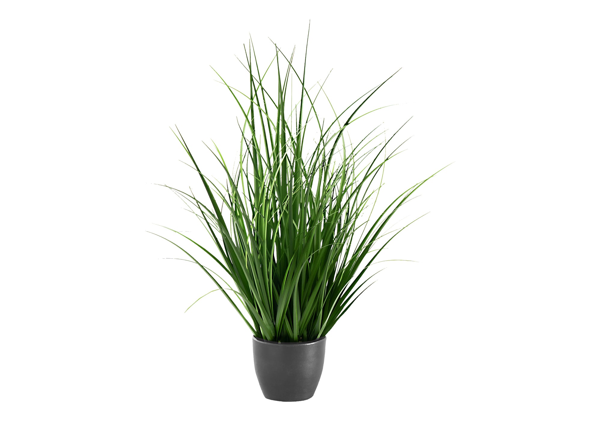 PLANTE ARTIFICIELLE – 58 cm H / GAZON D'INTÉRIEUR EN POT NOIR DE 10 cm N° I 9575