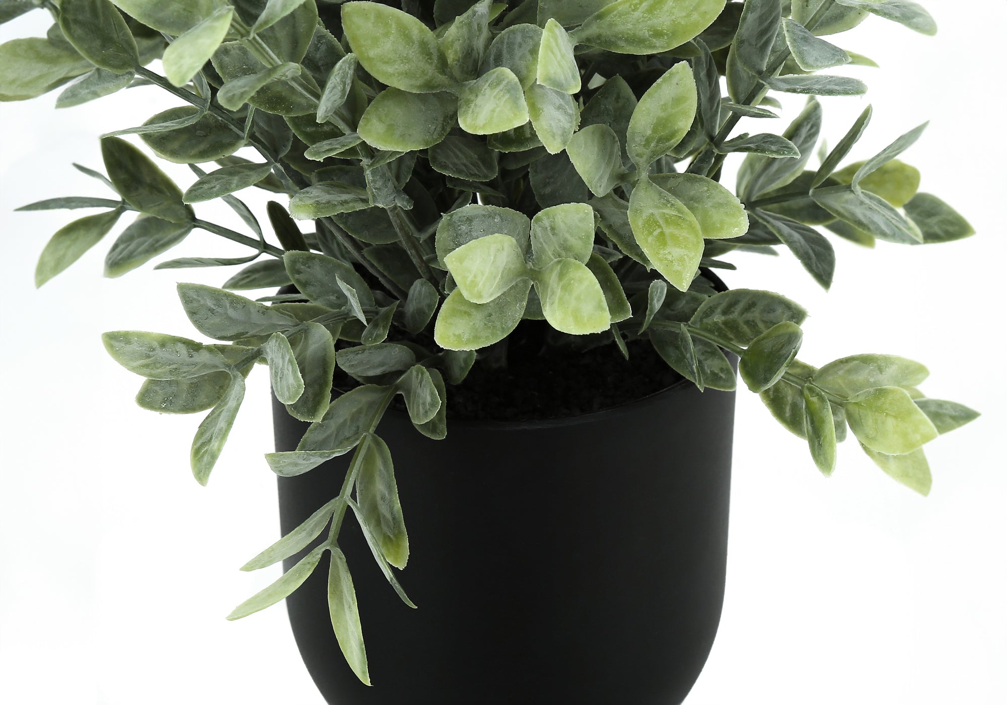 ARTIFICIAL PLANT - 2PCS / 11"H EUCALYPTUS/ GRASS / 5" POT # I 9580