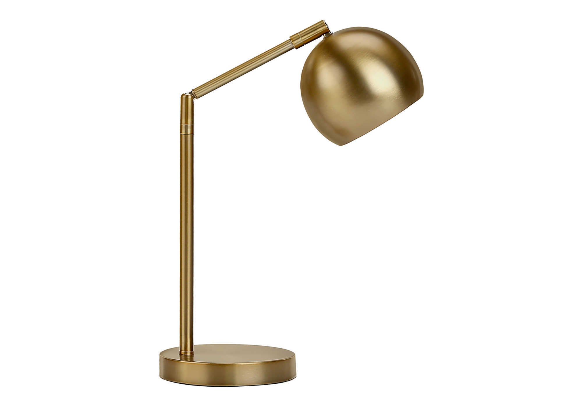 LIGHTING - 19"H TABLE LAMP GOLD METAL / GOLD SHADE # I 9644