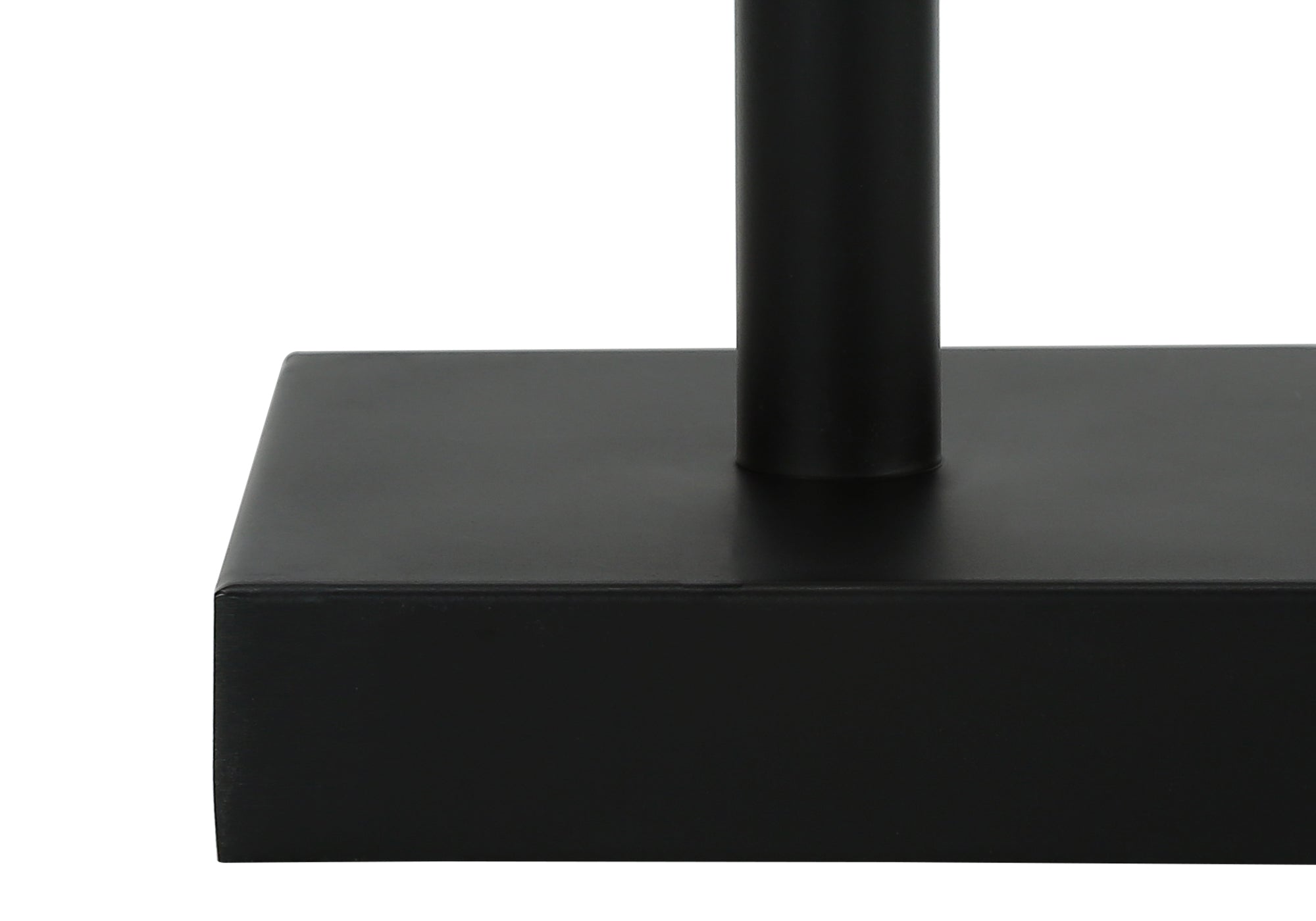 ÉCLAIRAGE – 2 LAMPES DE TABLE 43 CM (17") DE H, MÉTAL NOIR/BEIGE/USB # I 9650