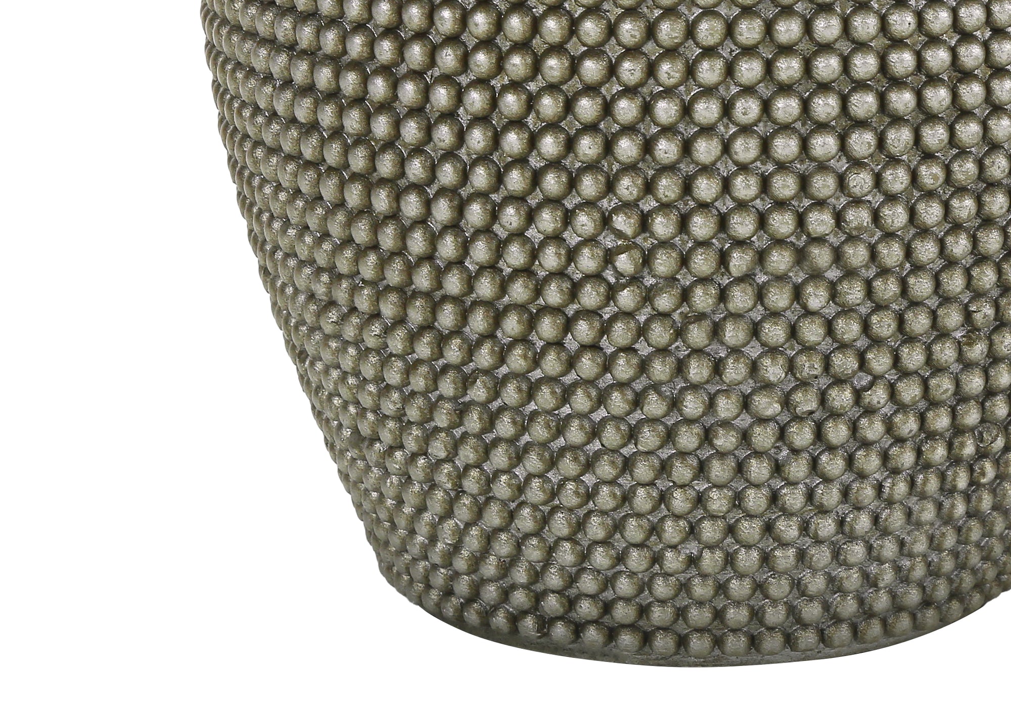 LUMIÈRE – LAMPE DE TABLE 61 cm (24 po) DE H, RÉSINE GRISE / ABAT-JOUR IVOIRE N° I 9654