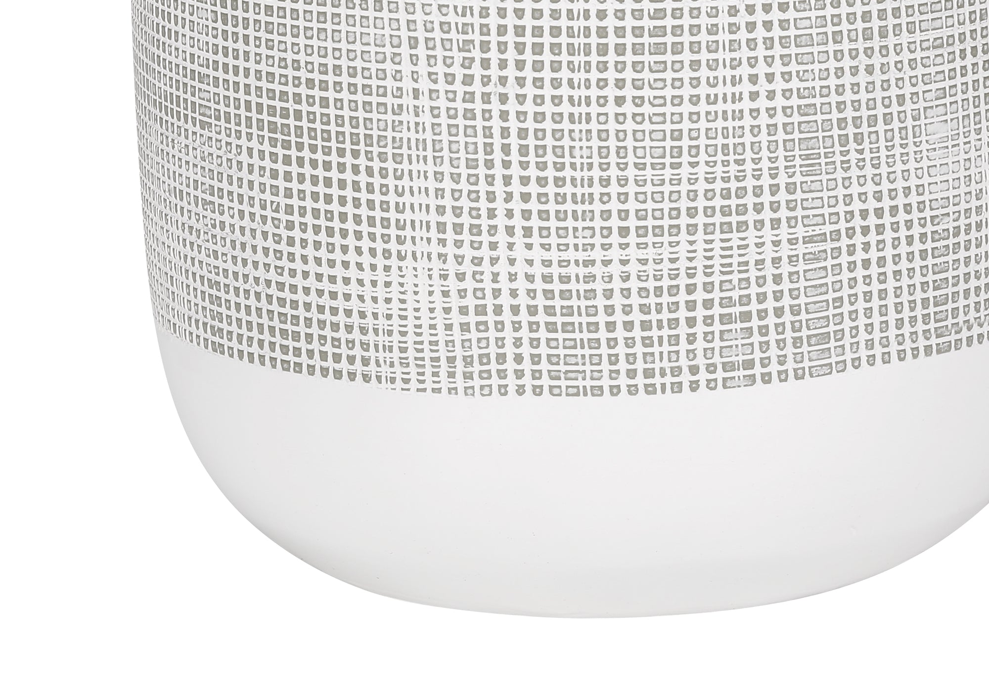 LIGHTING – 27"H TABLE LAMP GREY CERAMIC / GREY SHADE # I 9725