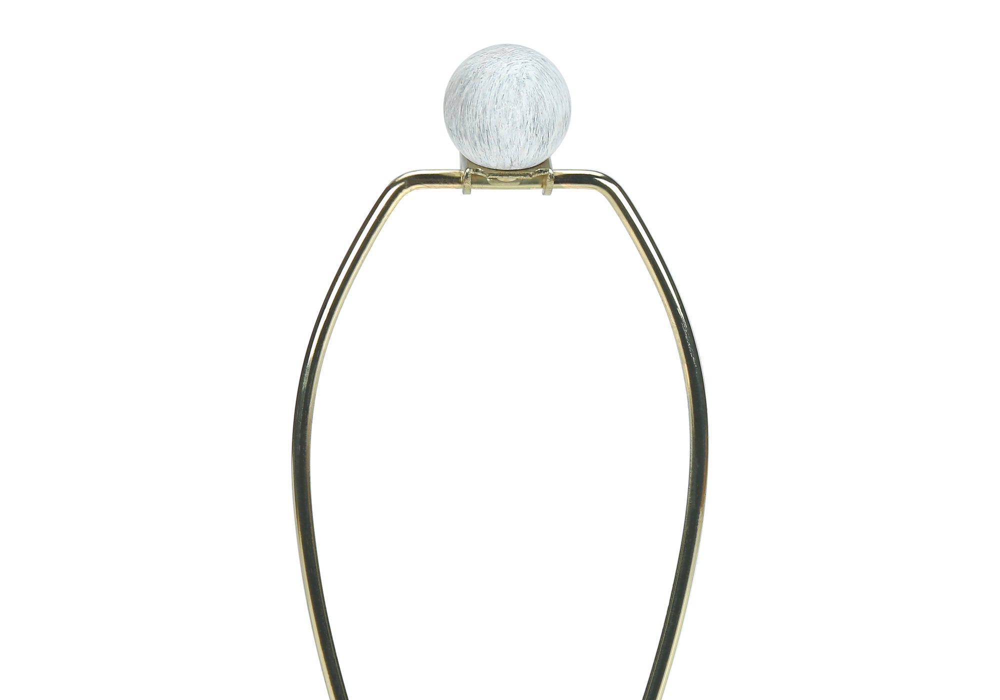 LIGHTING – 28"H TABLE LAMP CREAM RESIN / IVORY SHADE # I 9742