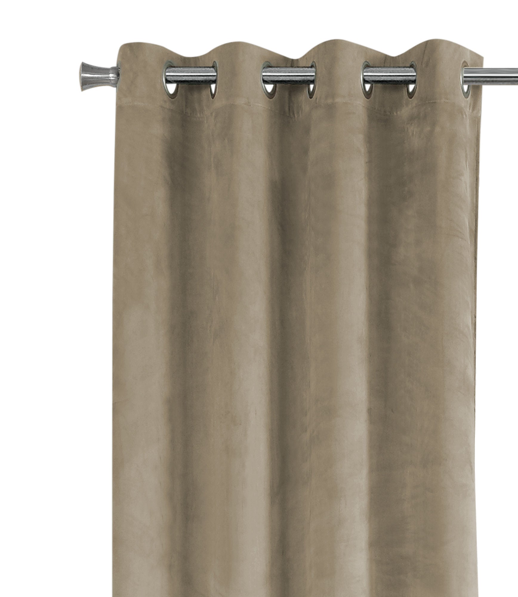 CURTAIN PANEL – 2PCS / 52"W X 95"H BEIGE ROOM DARKENING # I 9821