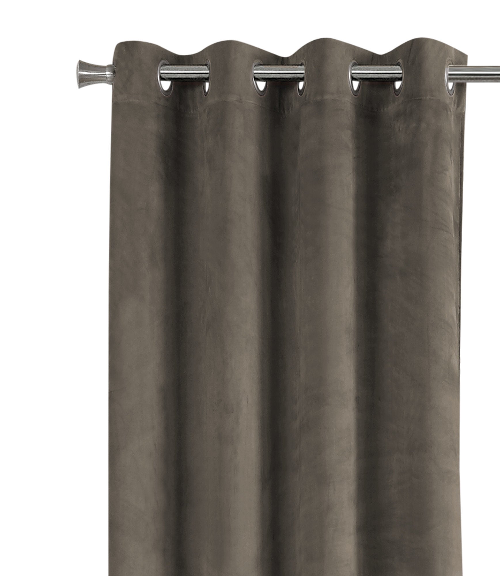 CURTAIN PANEL – 2PCS / 52"W X 95"H TAUPE ROOM DARKENING # I 9827